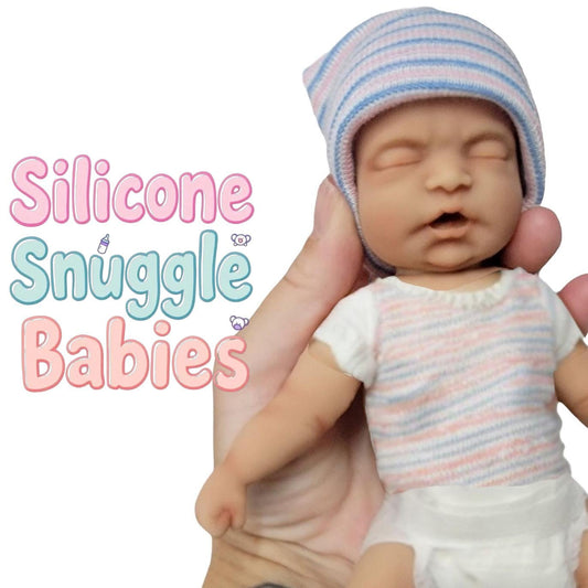 Full Body Silicone Baby Doll 8 inch "Jamie"