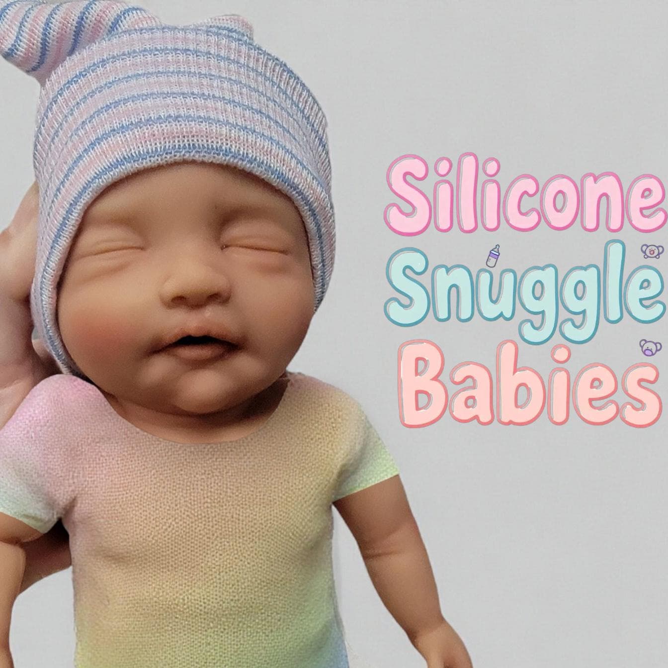 Full Body Silicone Baby Doll 14 inch "Phoebe" or "Phillip"