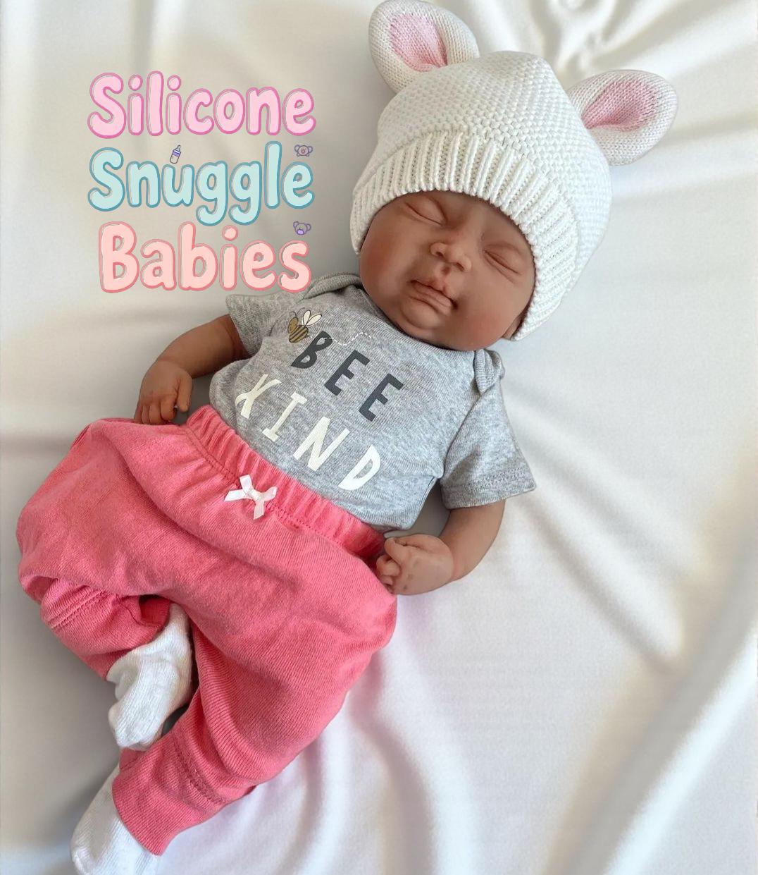 Full Body Silicone Baby Doll 16 inch "Abigail" or "Abraham"