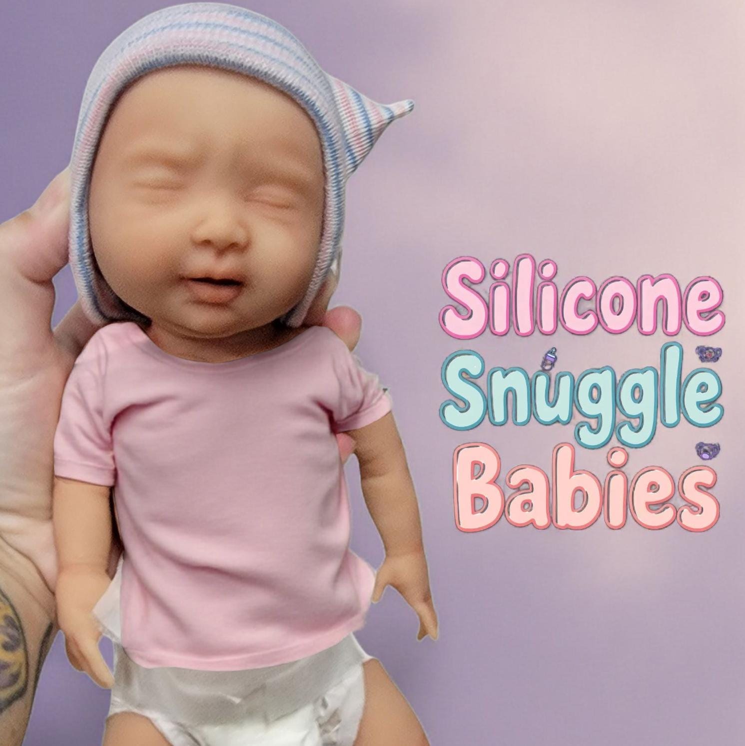 Full Body Silicone Baby Doll 12 inch "Olivia" Micro Preemie Reborn