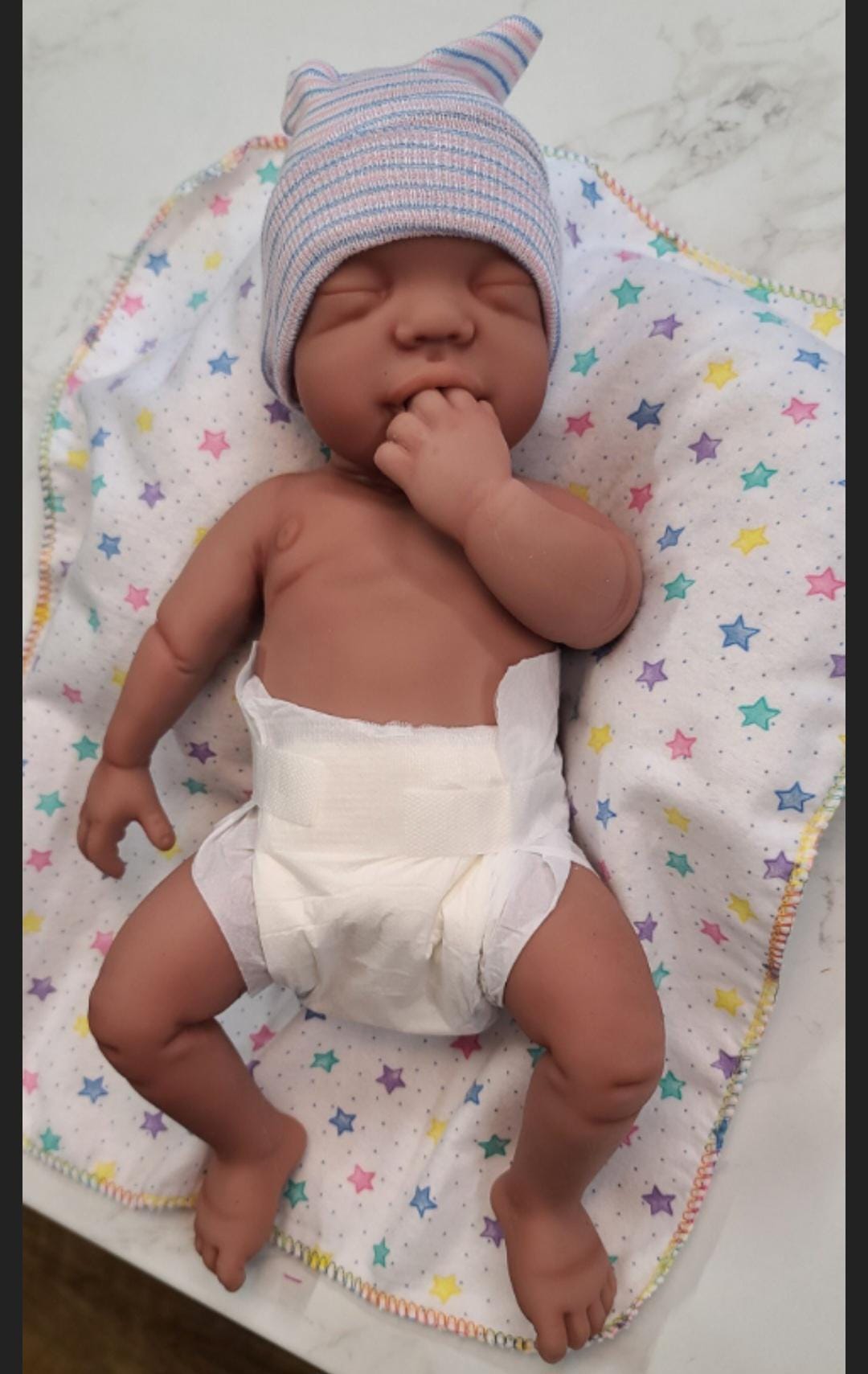 Full Body Silicone Baby Doll 16 inch "Sasha" or "Sam" Newborn
