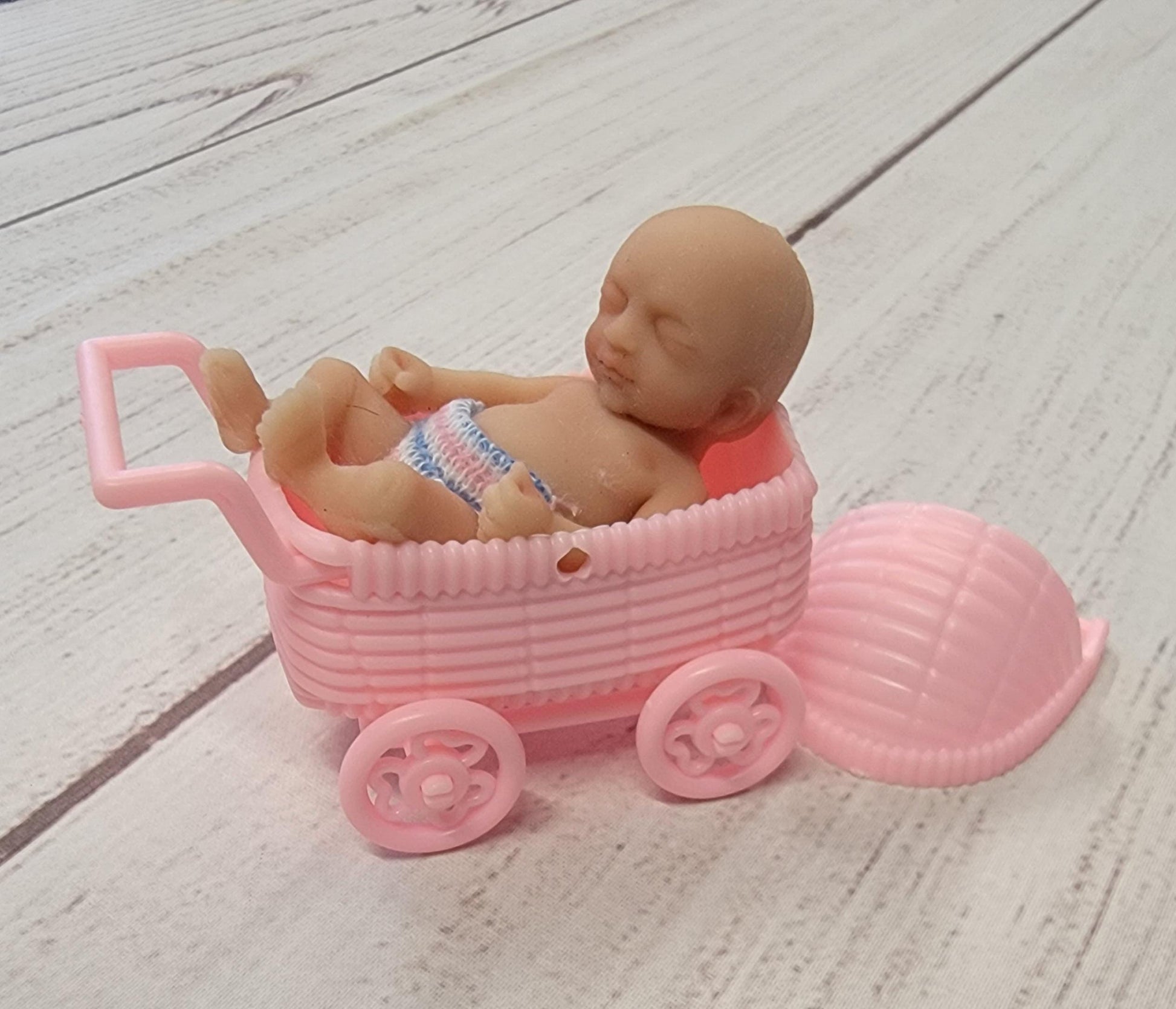 Authentic 2.5" Silicone Baby Doll "Bailey" Enhanced Realism Edition Handmade by Artist