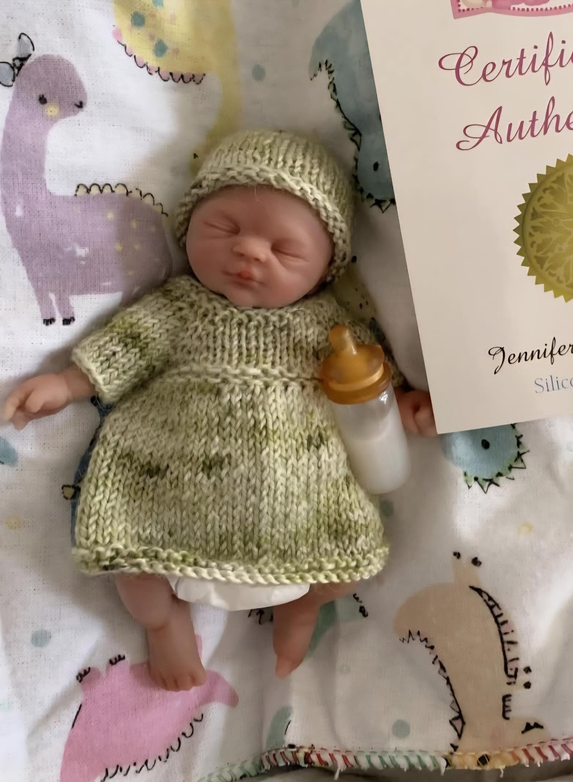 Full Body Silicone Baby Doll Boy or Girl Reborn 6 inches "Gabriel" or "Gabby"