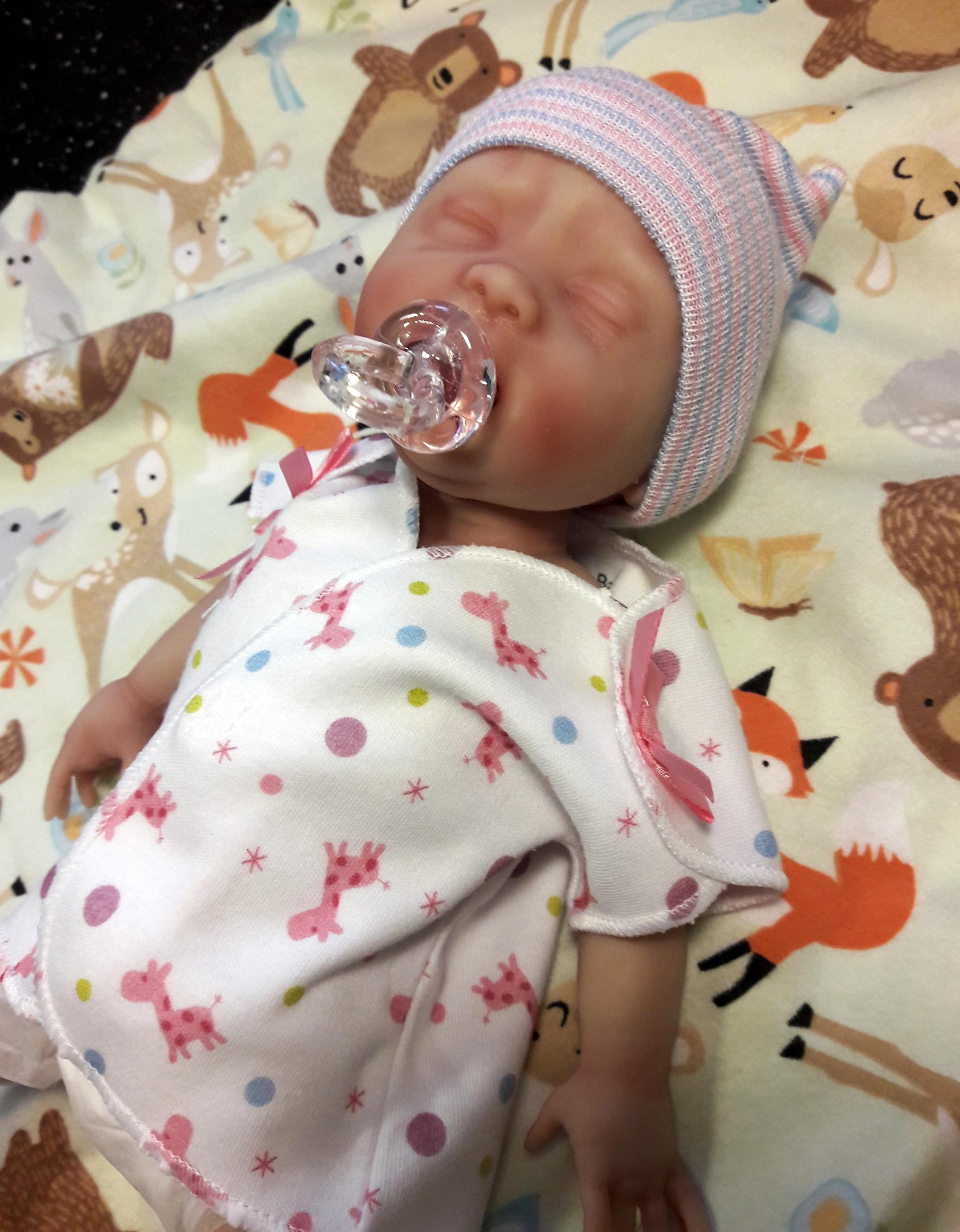 Full Body Silicone Baby Doll 12 inch "Olivia" Micro Preemie Reborn