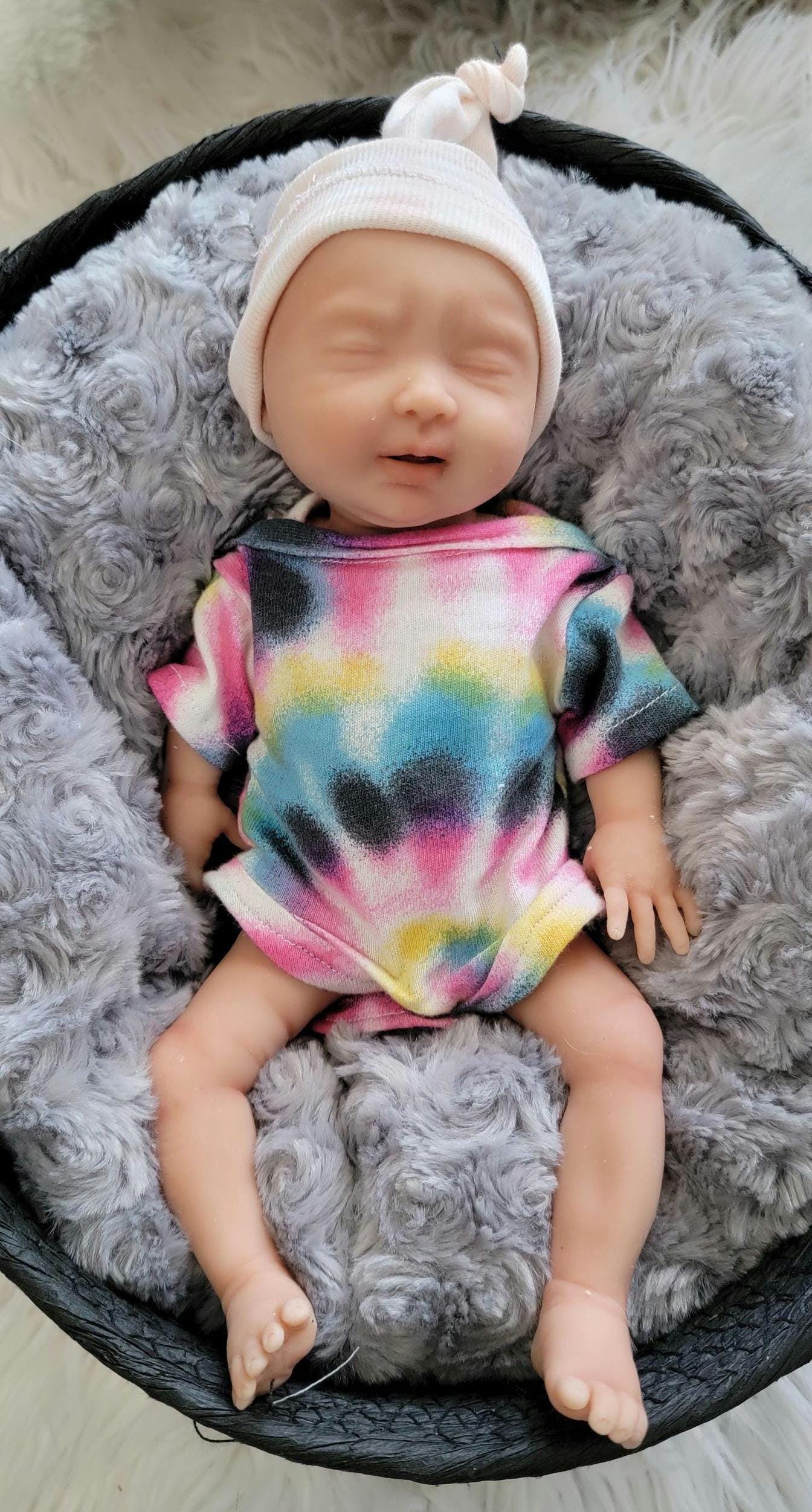 Drink and Wet Silicone Baby Doll 12 inch "Olivia" Micro Preemie Reborn