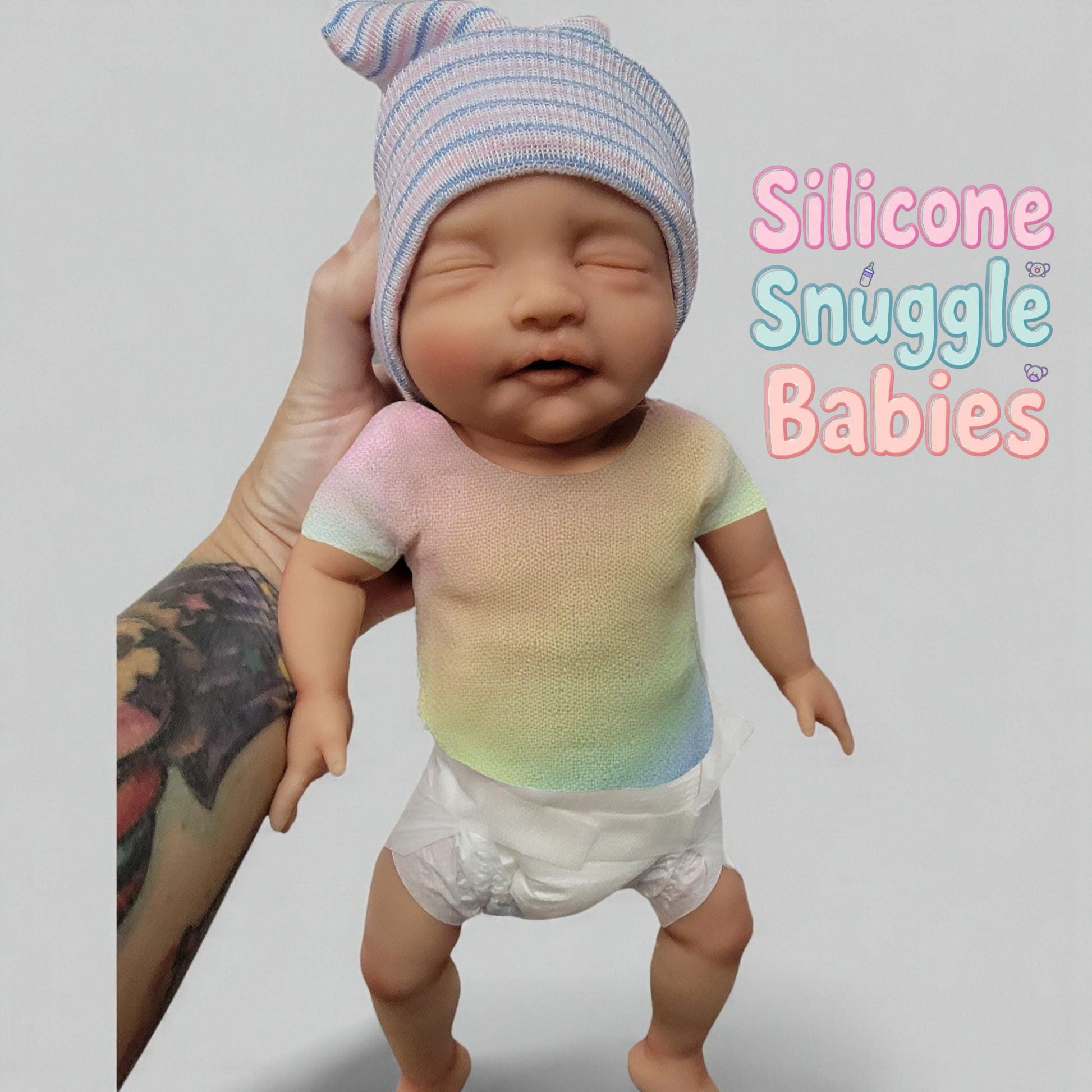 Full Body Silicone Baby Doll 14 inch "Phoebe" or "Phillip"