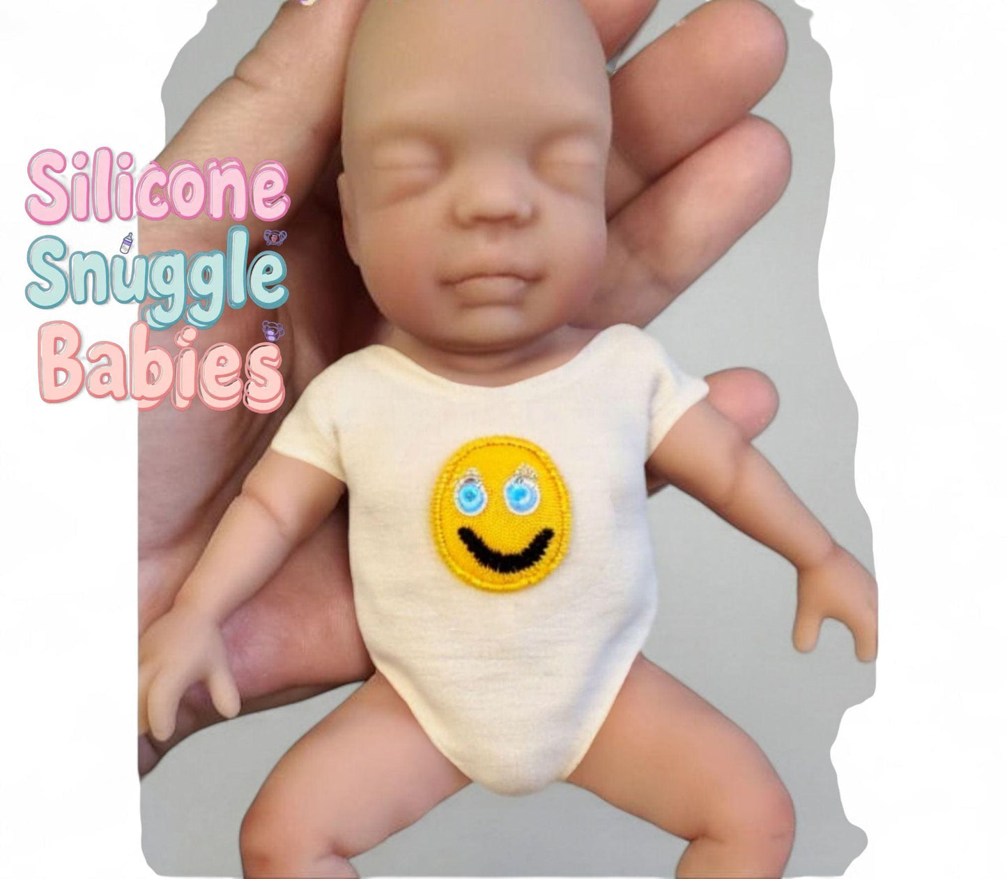 Full Body Silicone Baby Doll 7 inch "Sasha"