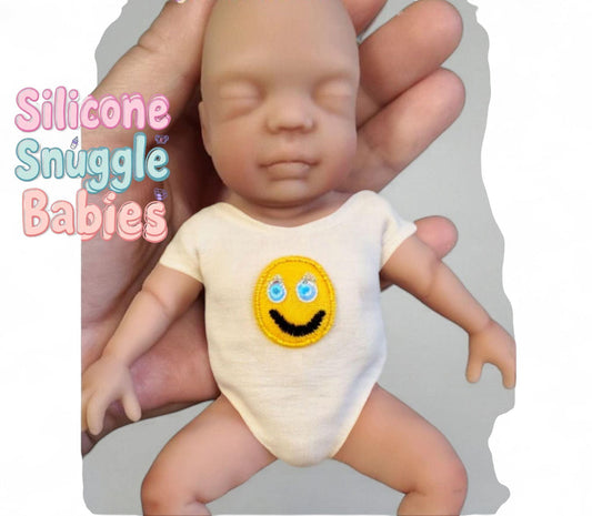 Full Body Silicone Baby Doll 7 inch "Sasha"