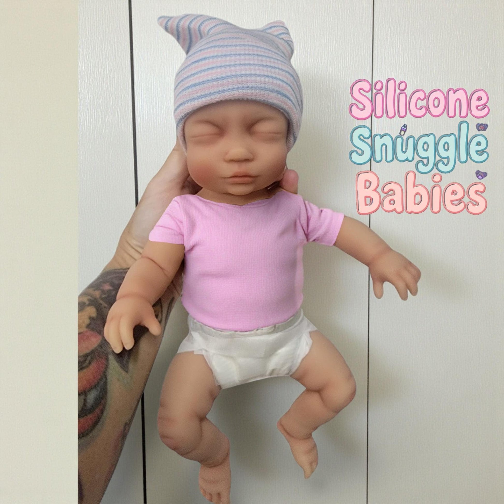 Full Body Silicone Baby Doll 7 inch "Willow"