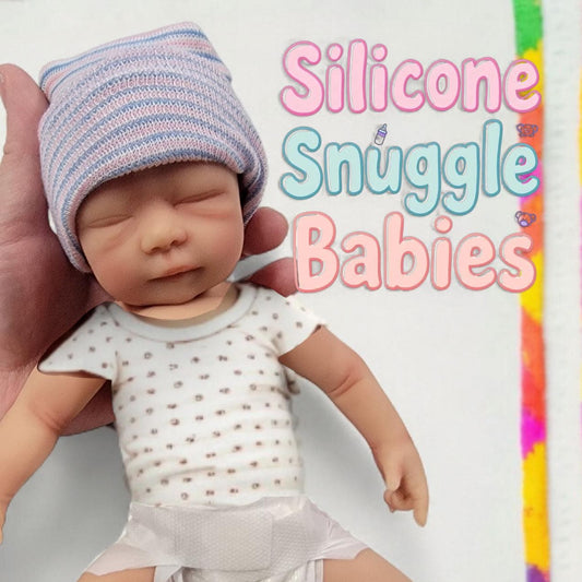 Full Body Silicone Baby Doll 12 inch "Quinn"