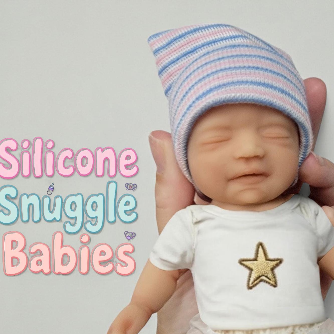 Full Body Silicone Baby Doll 7 inch " Madison or Matthew"