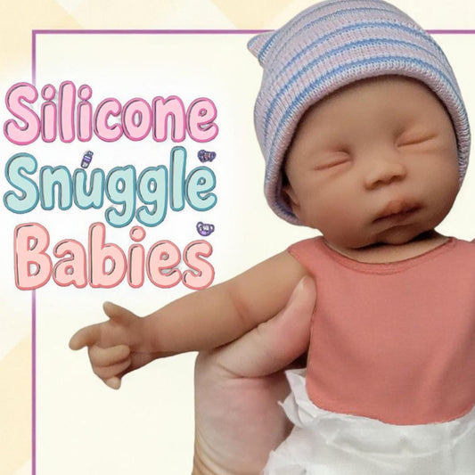 Full Body Silicone Baby Doll 10 inch "Casey"