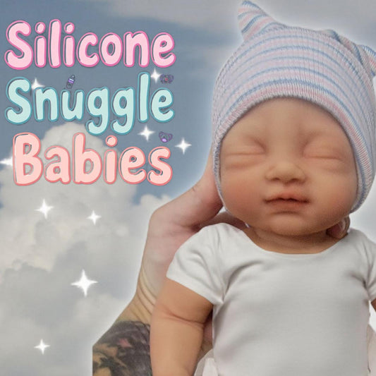 Full Body Silicone Baby Doll 14 inch "Tabitha" or "Tony"