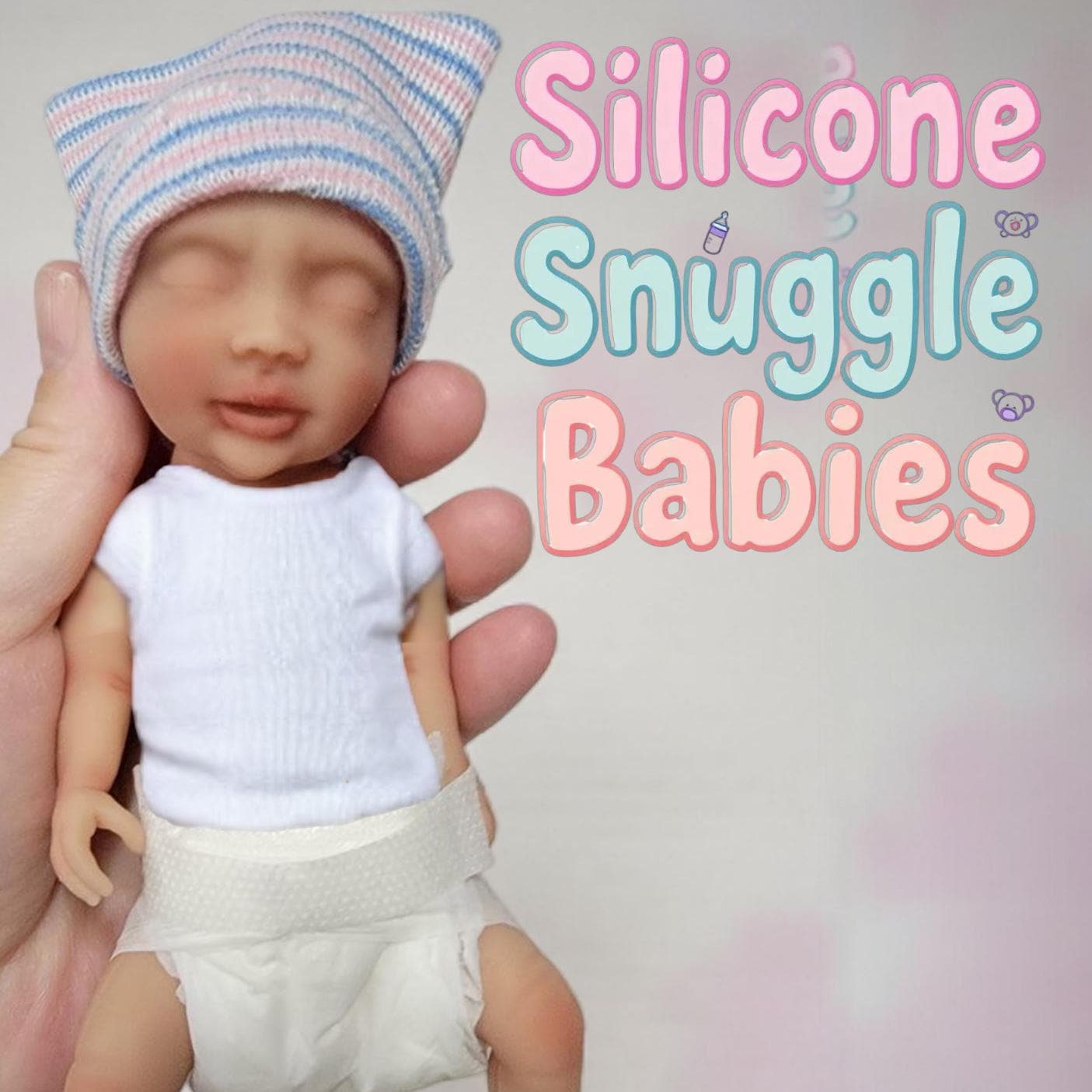 Full Body Silicone Baby Doll 7 inch "Penelope"