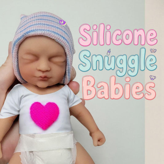 Full Body Silicone Baby Doll 7 inch "Bailey"