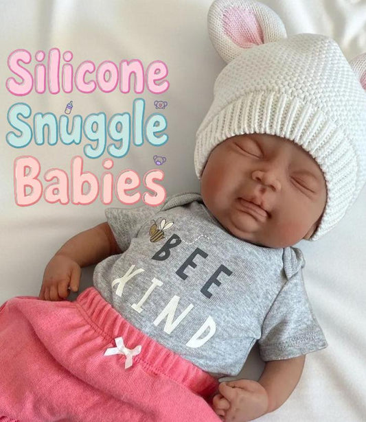 Full Body Silicone Baby Doll 16 inch "Abigail" or "Abraham"