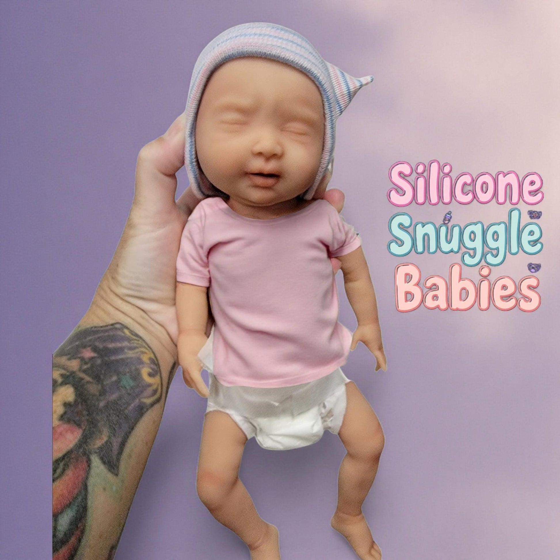 Full Body Silicone Baby Doll 12 inch "Olivia" Micro Preemie Reborn