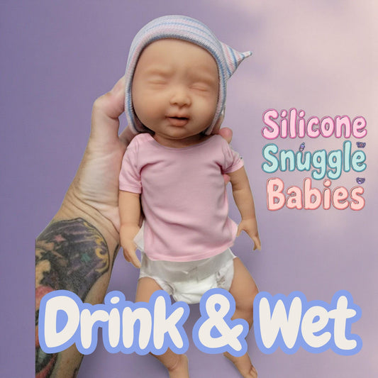 Drink and Wet Silicone Baby Doll 12 inch "Olivia" Micro Preemie Reborn
