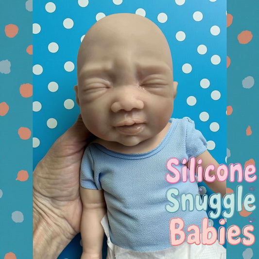 Full Body Silicone Baby Doll 12 inch "Oliver"