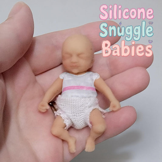 2.5" Silicone Baby Doll Boy or Girl "Bailey"