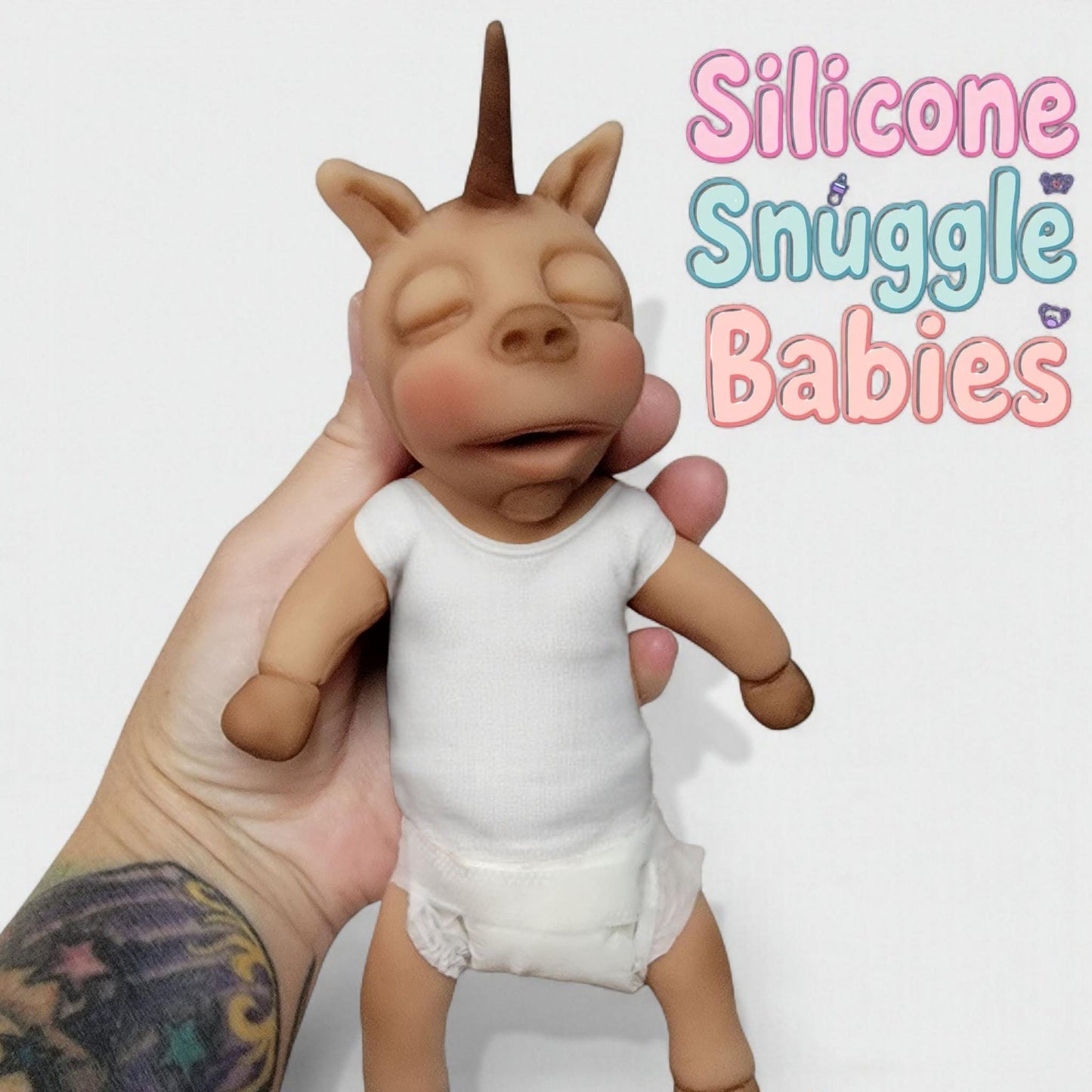 Unicorn Silicone Baby Doll Reborn "Fantasia"