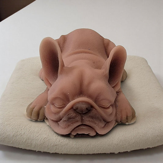 3" Silicone French Bulldog Shelf Sitter