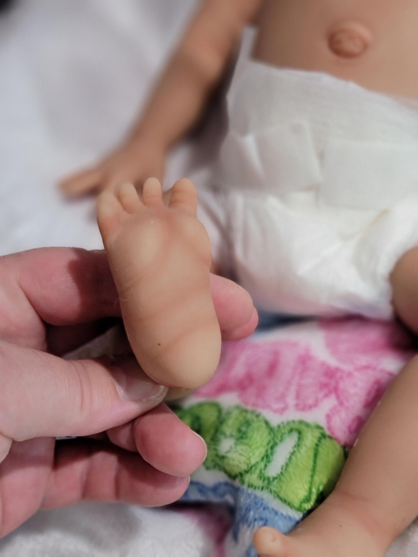 Authentic 14" Silicone Baby Doll "Sabrina" or "Sebastian" Enhanced Realism Edition Handmade by Artist
