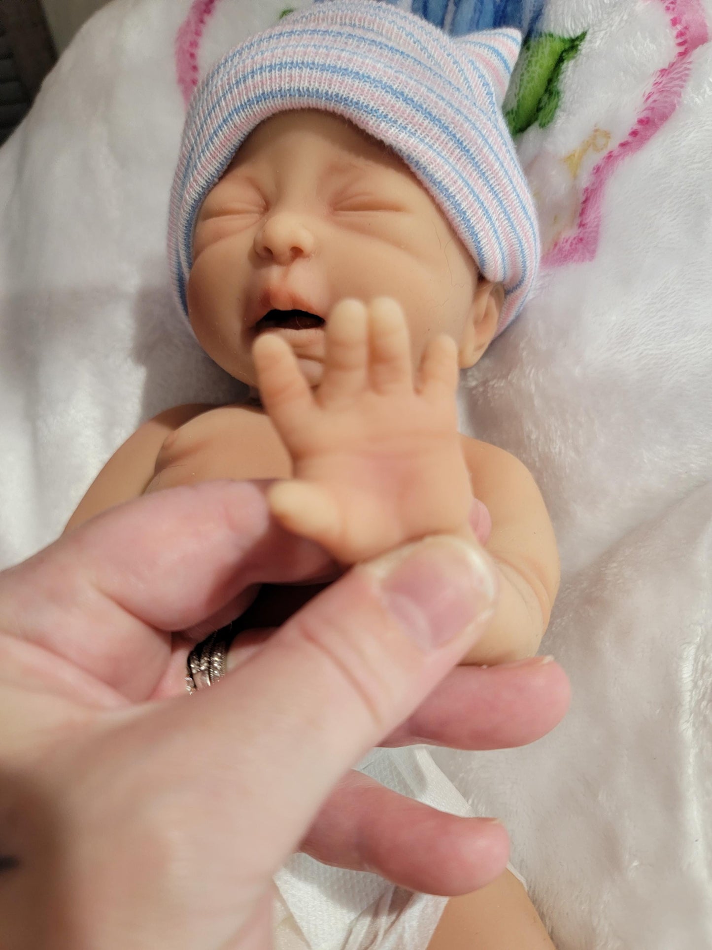 Silicone baby Doll 14 inch Boy or Girl "Lincoln" or "Liberty"