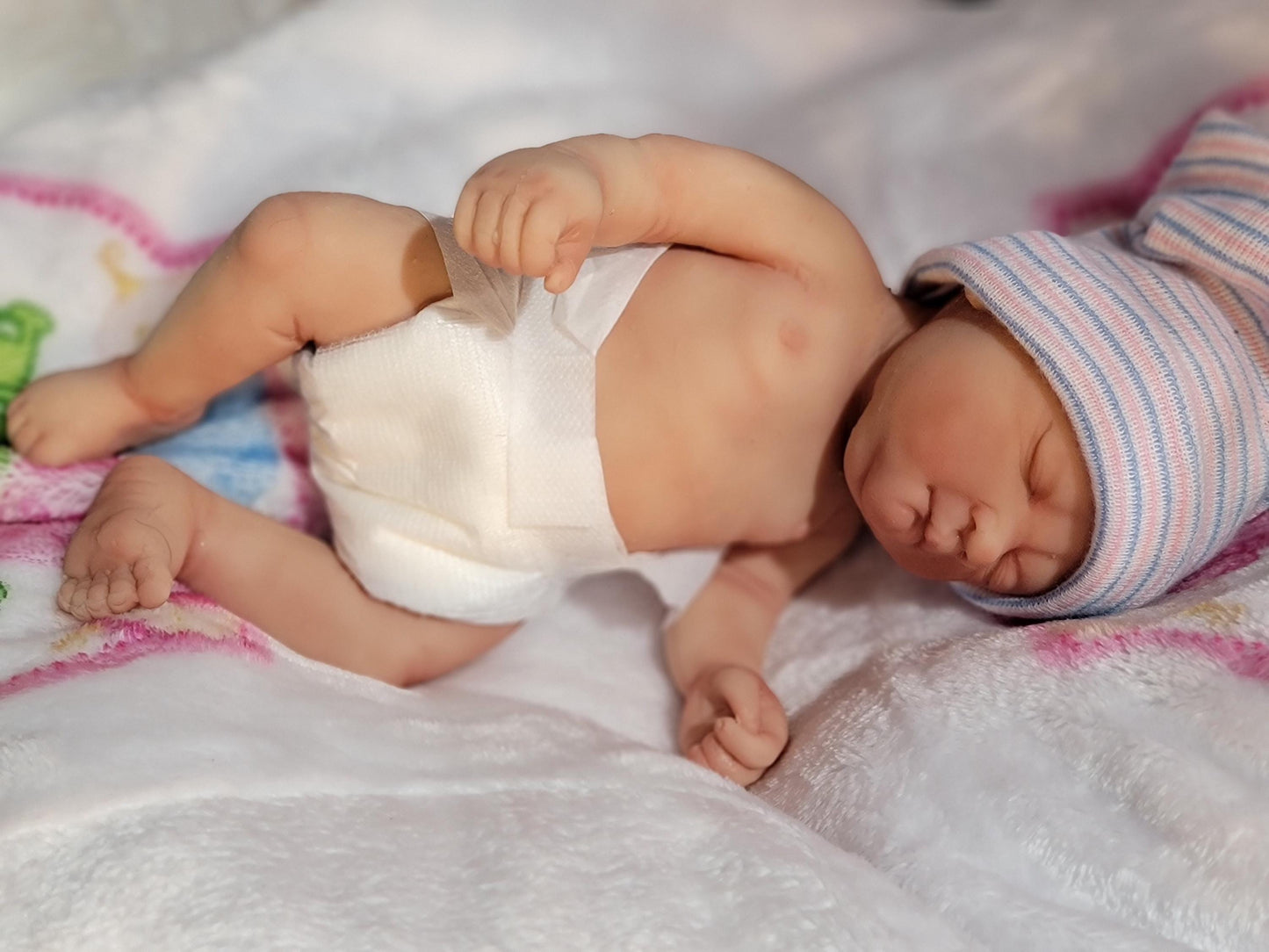 Silicone Baby Doll 10 inch Girl or Boy "Laila" or "Liam"