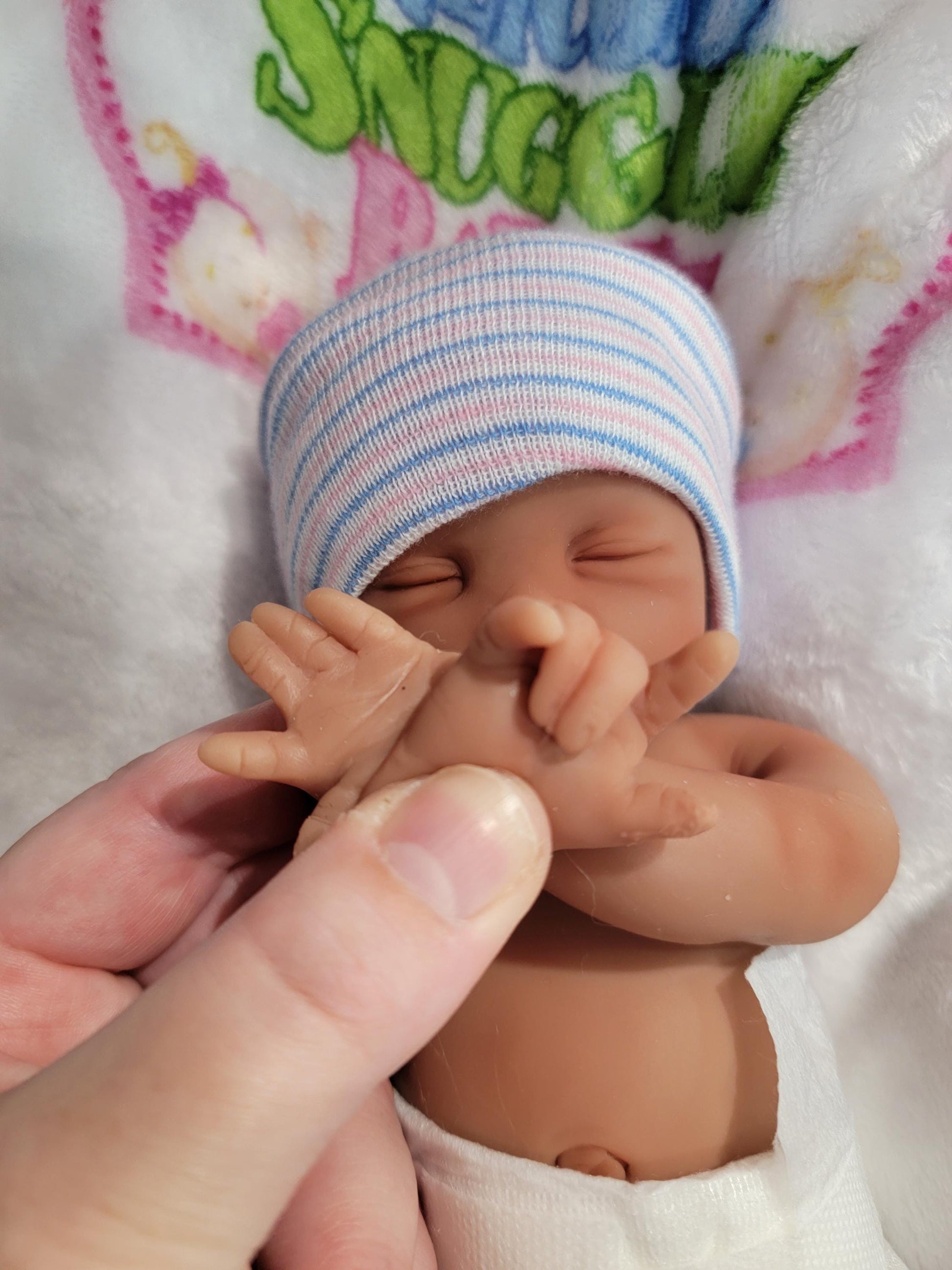 Handmade 10" Silicone Baby Doll - "Casey" Enhanced Realism Edition