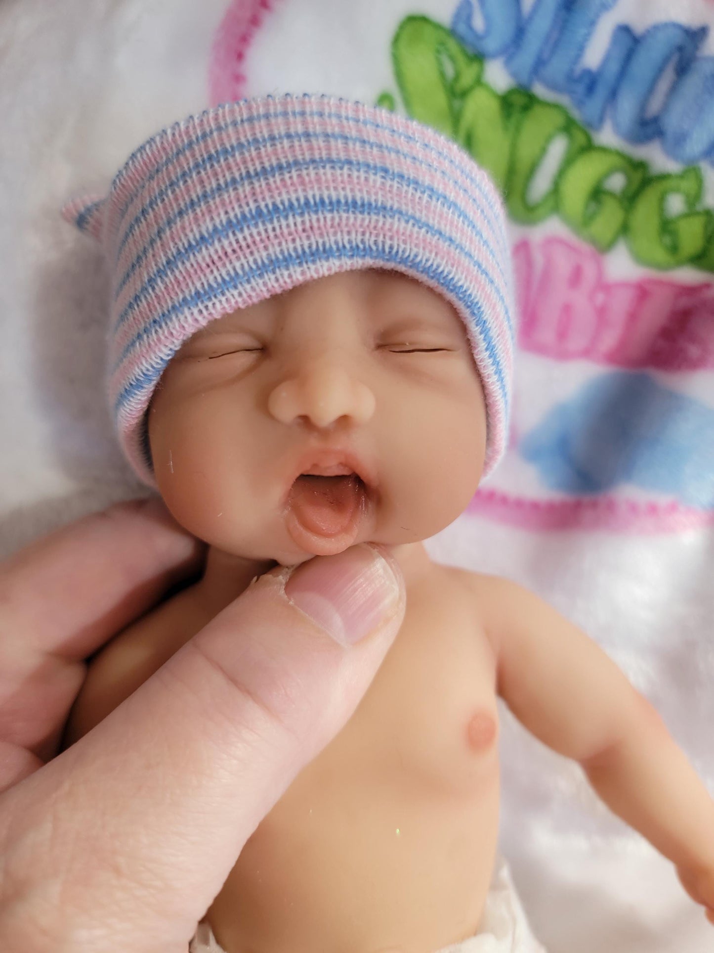 Handmade 9.5" Silicone Baby Doll Harper Enhanced Realism Edition