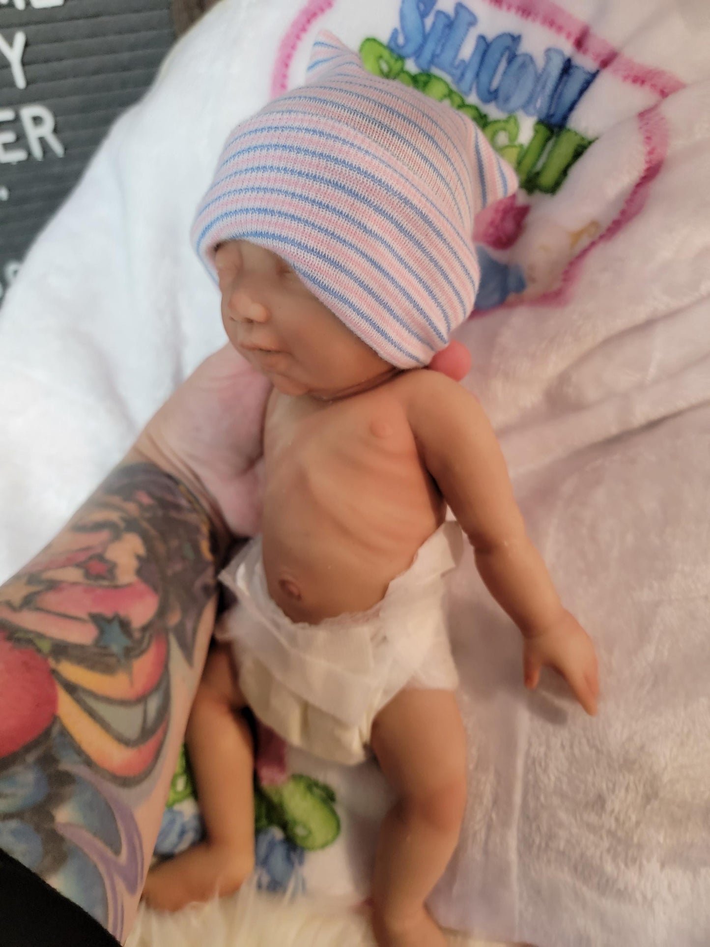 Silicone Baby Boy Doll 12 inch "Oliver"