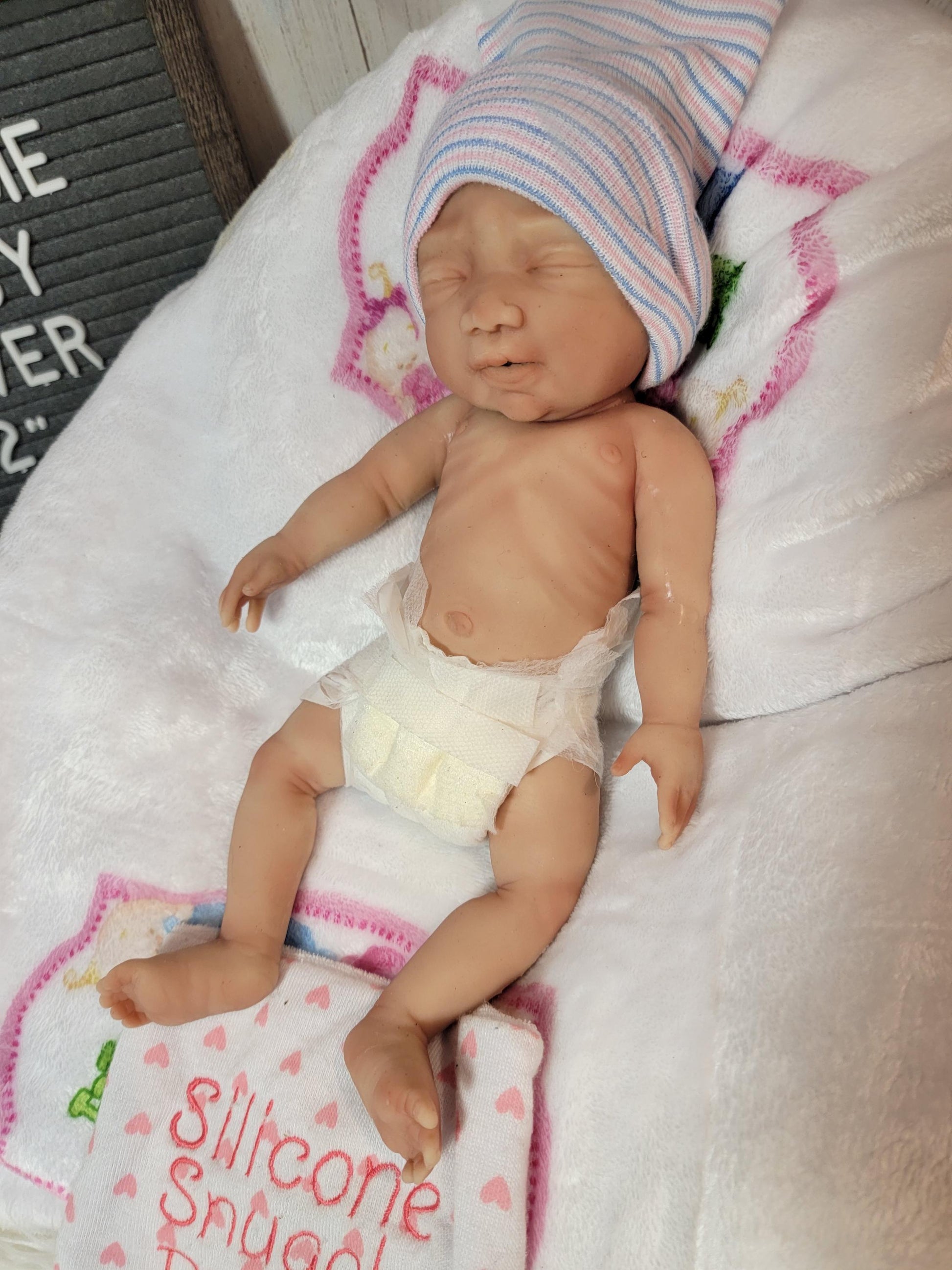 Silicone Baby Boy Doll 12 inch "Oliver"