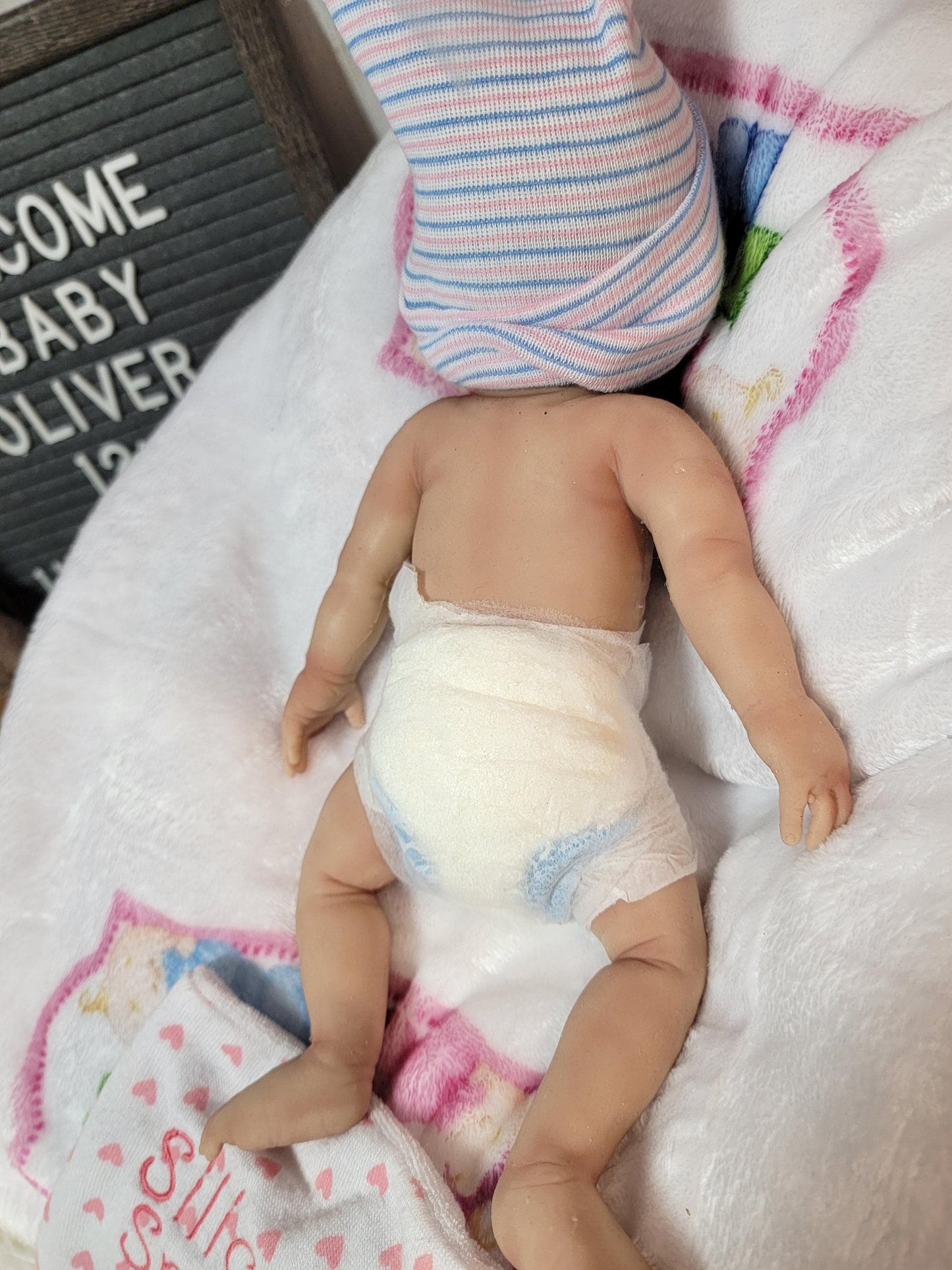 Silicone Baby Boy Doll 12 inch "Oliver"