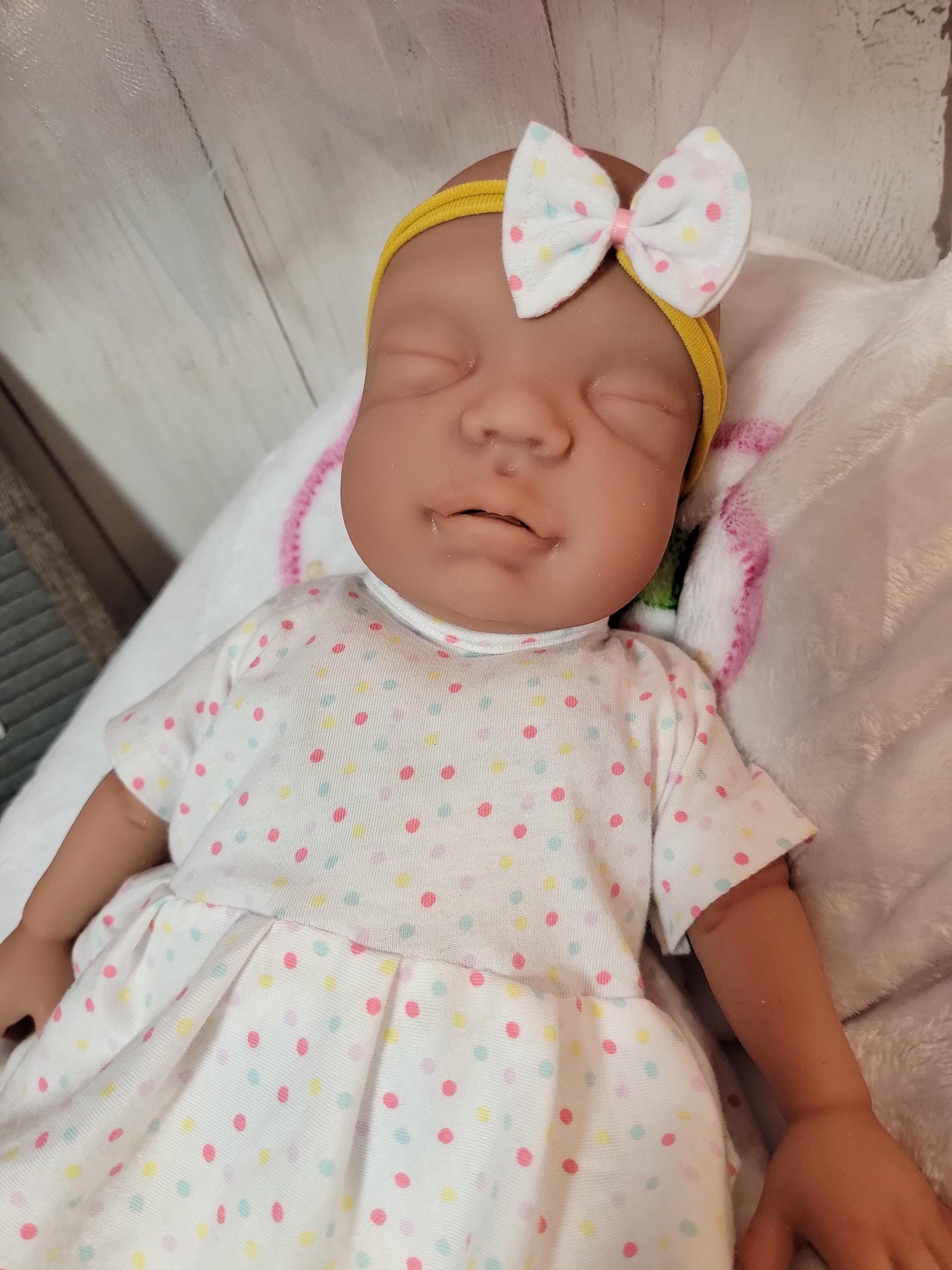 Handmade 16" Silicone Baby Doll "Sasha" Enhanced Realism Edition