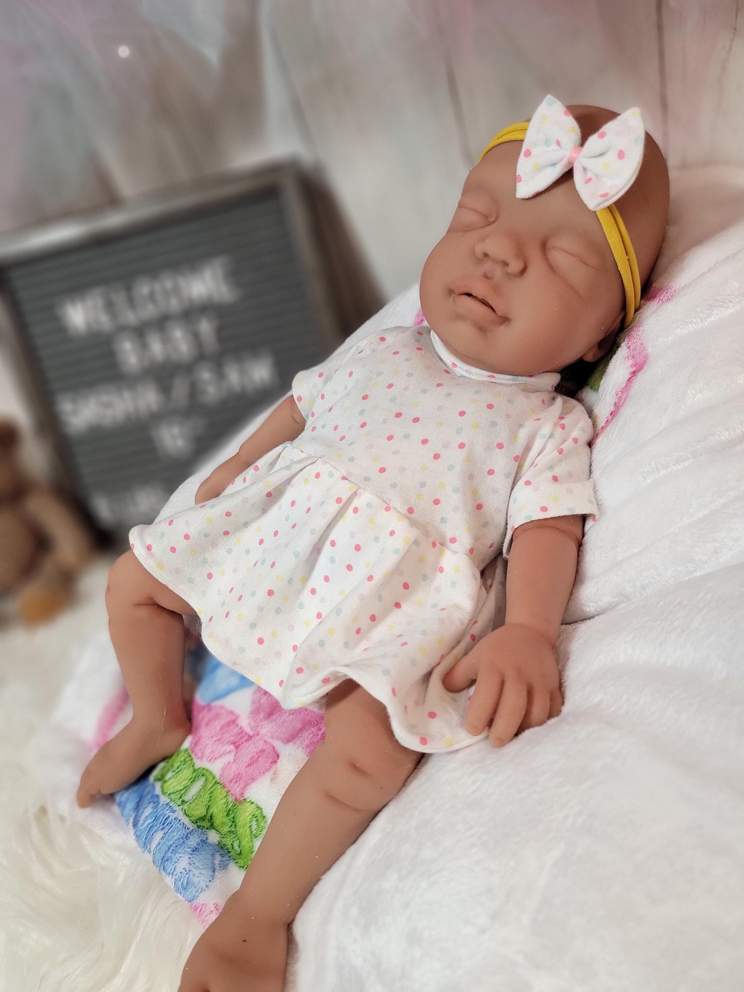 Silicone Baby Doll 16 inch Boy or Girl "Sasha" or "Sam"