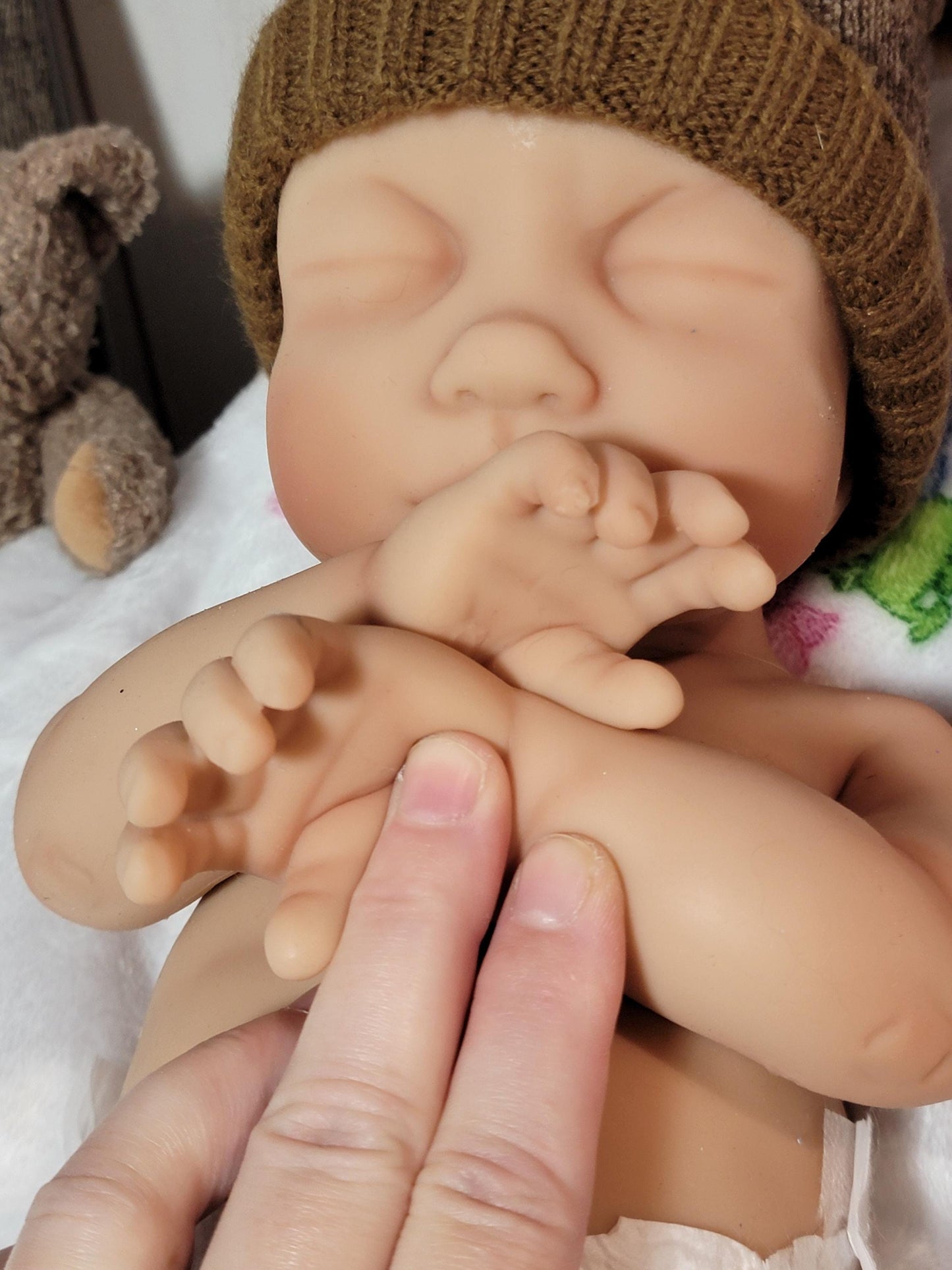 Silicone Baby Doll 18 inch Girl or Boy "Willow" or "William"