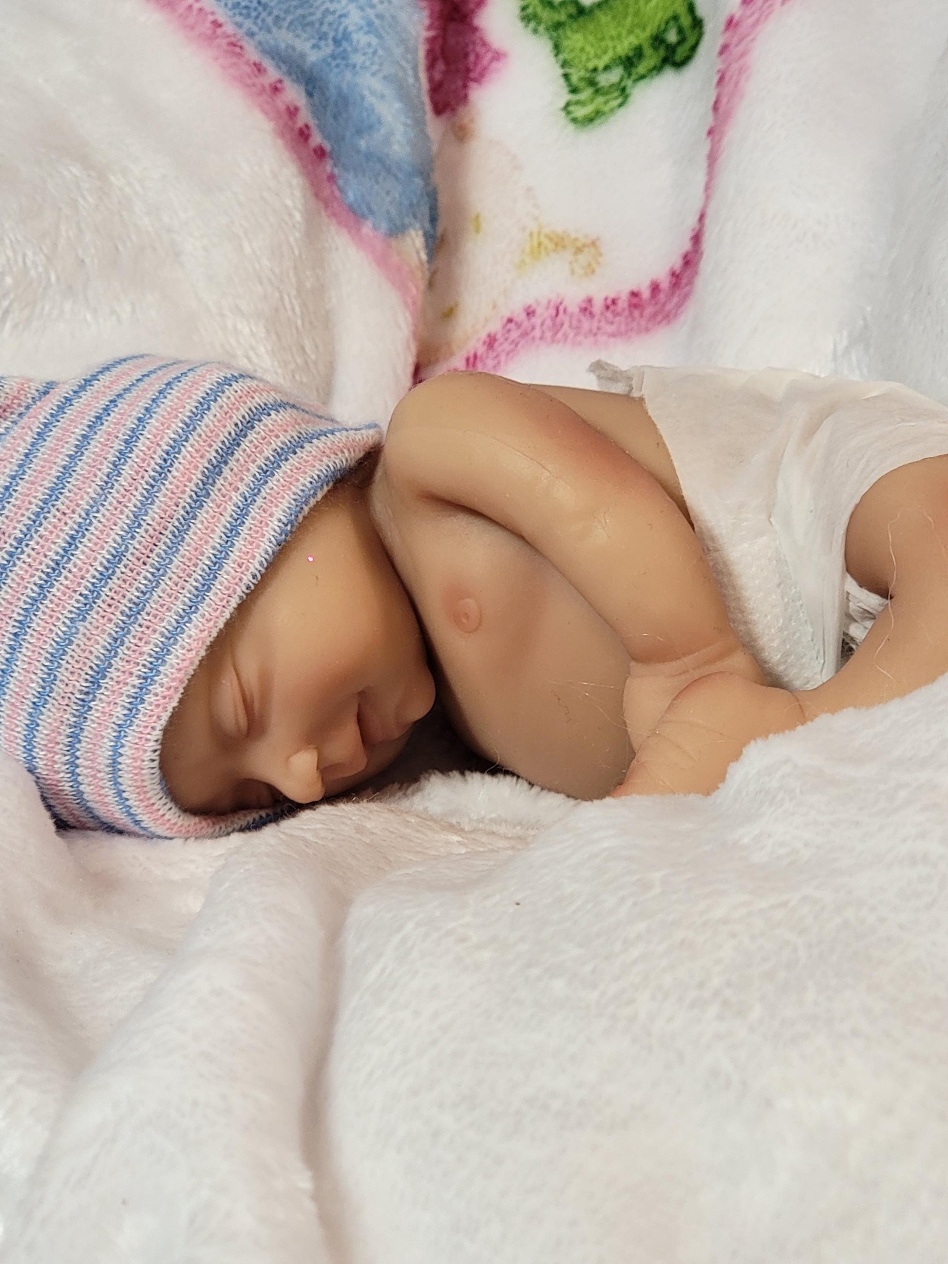 Silicone Baby Doll 7 inch Boy or Girl "Madison" or "Matthew"