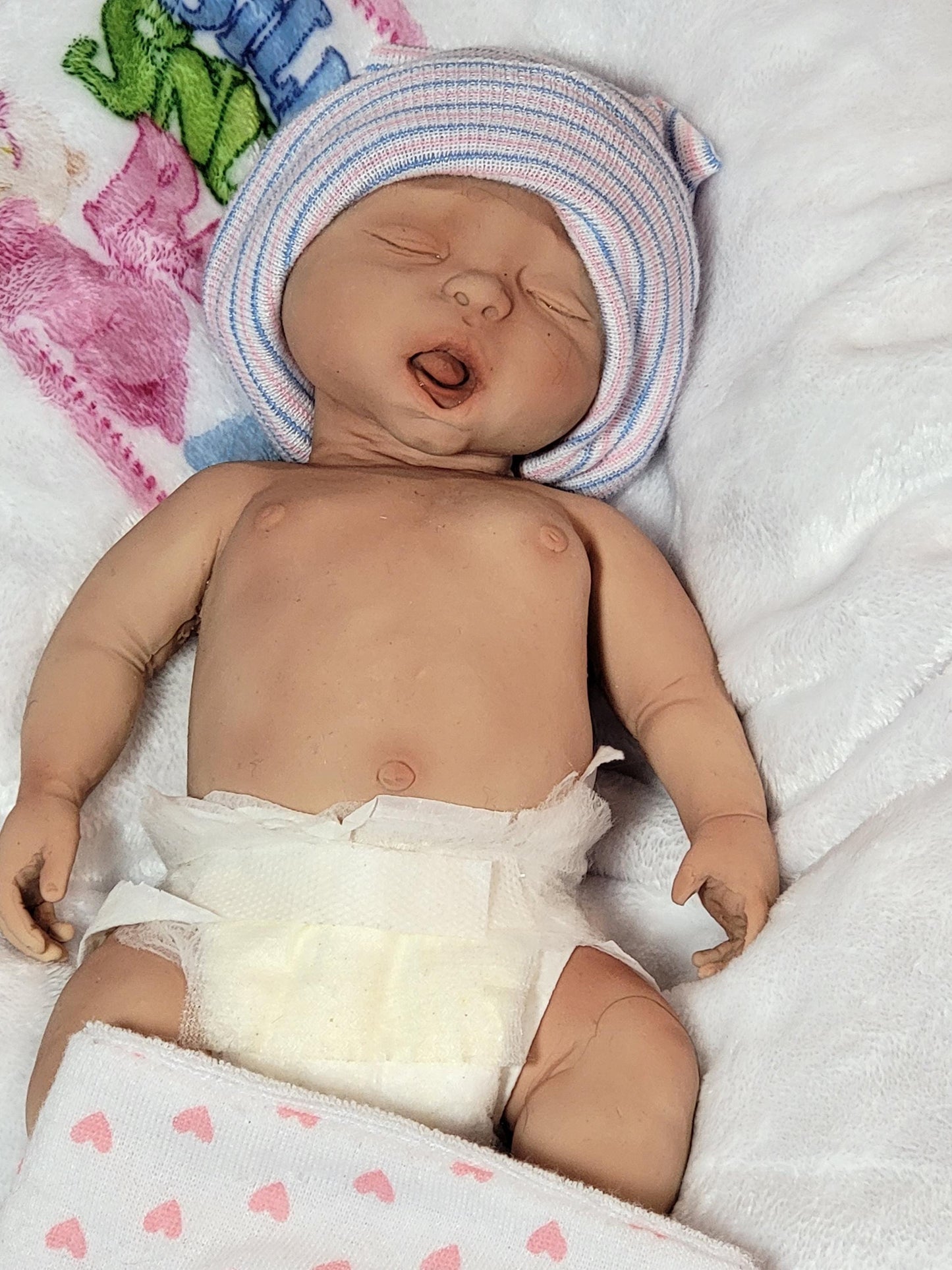 Silicone Baby Doll 12 inch Boy or Girl "Angelica" or "Arthur"