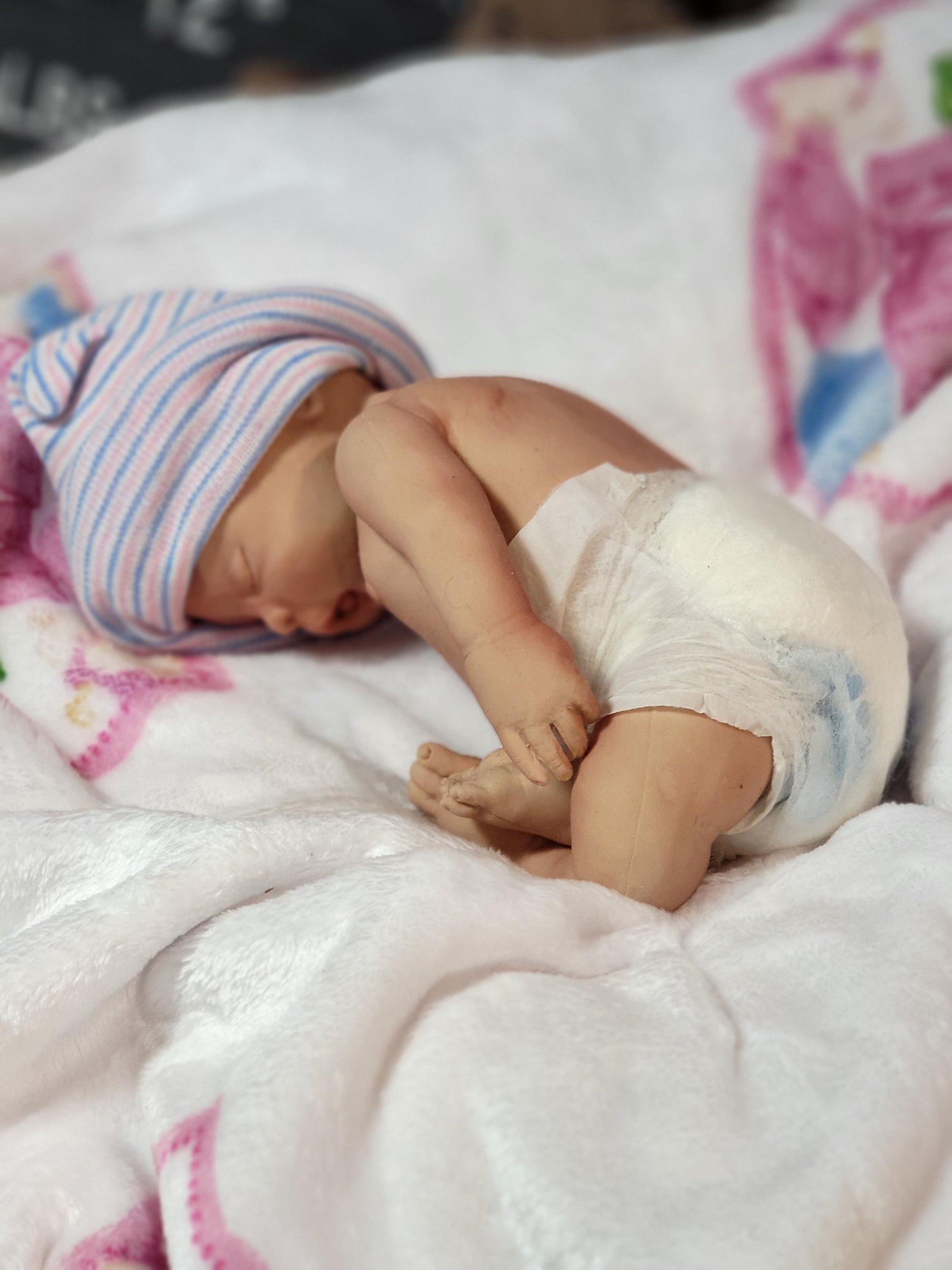 Silicone Baby Doll 12 inch Boy or Girl "Angelica" or "Arthur"