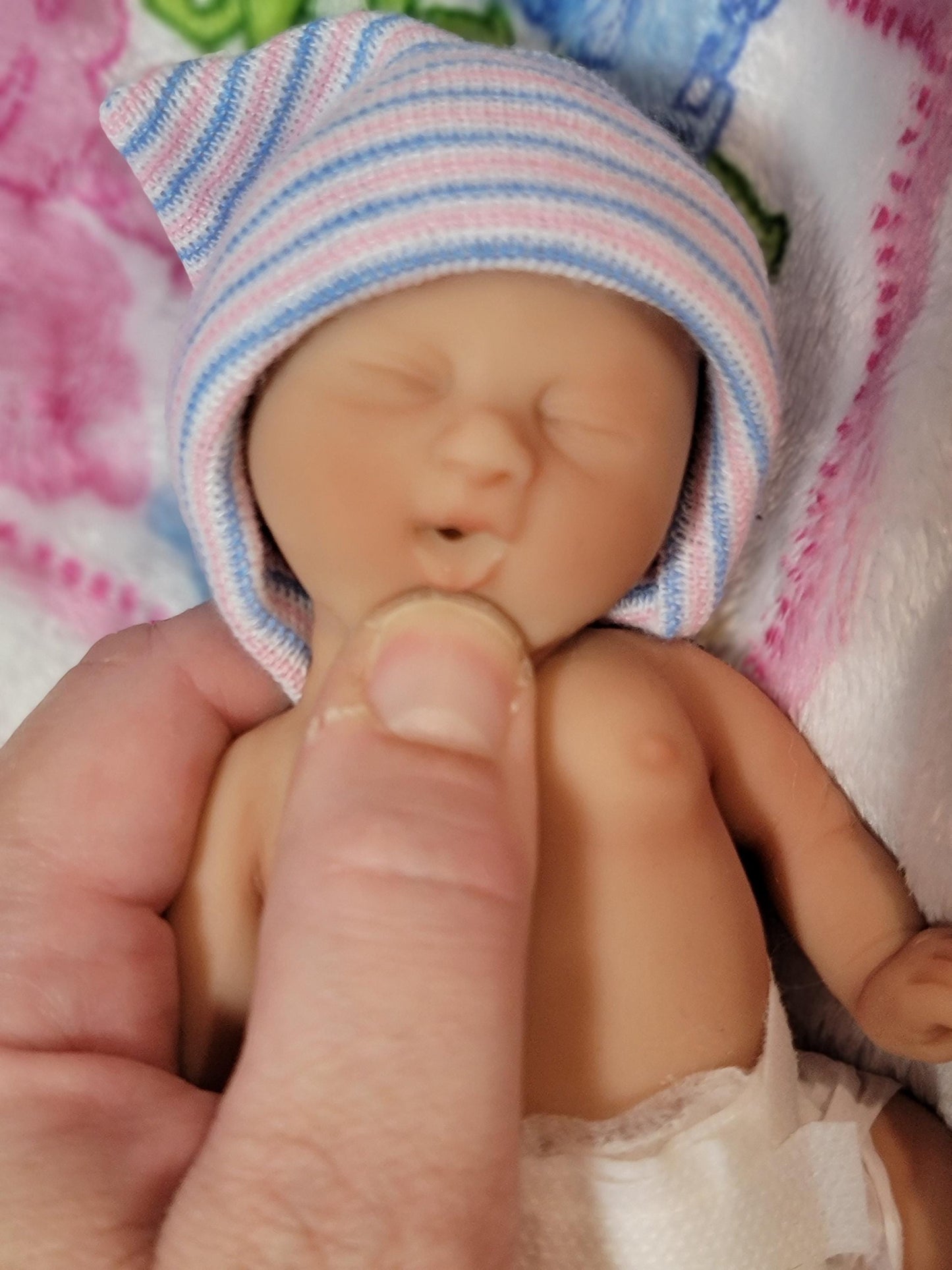 Silicone Baby Girl Doll 6 inches "Tobi"