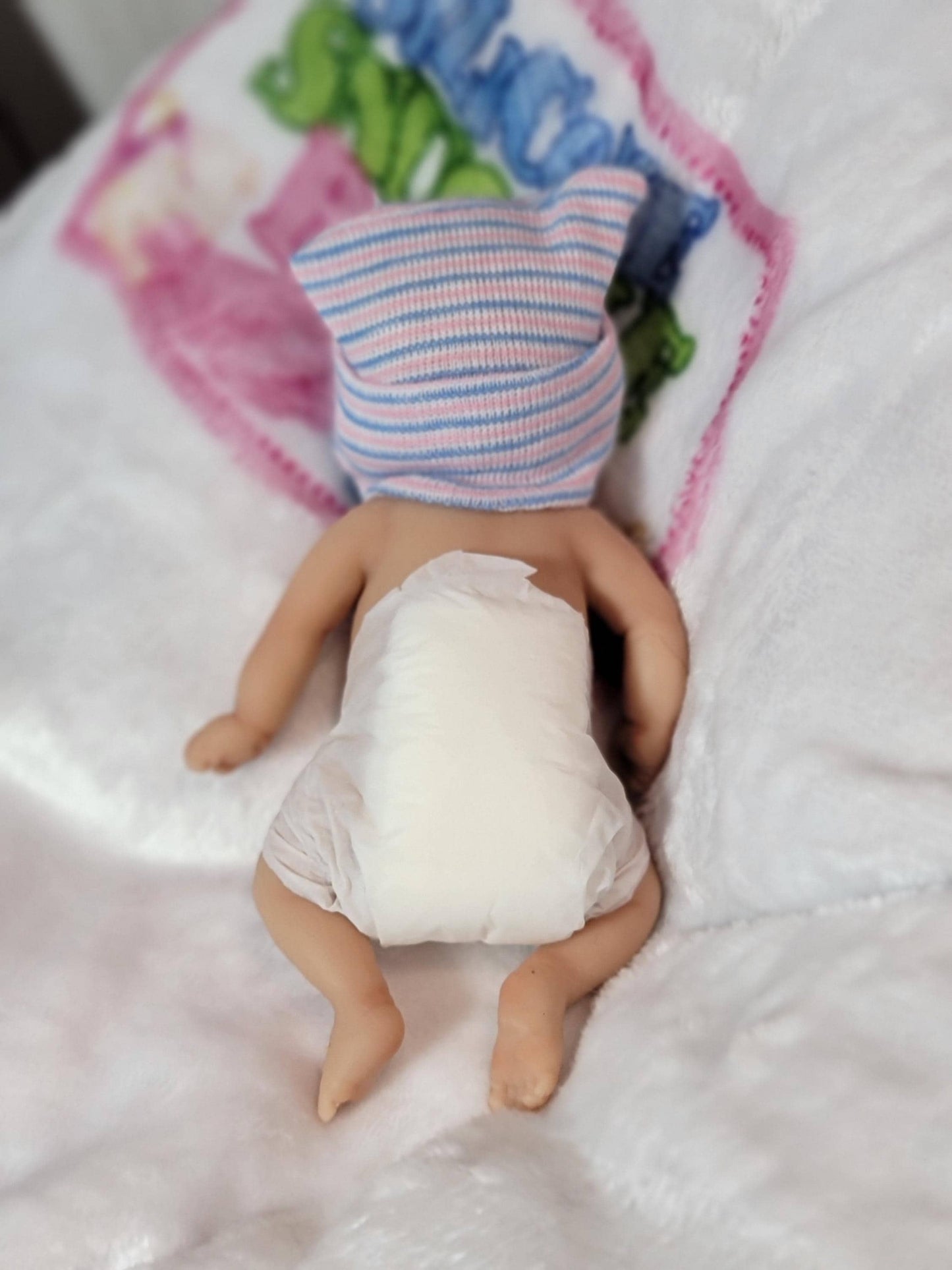 Silicone Baby Girl Doll 6 inches "Tobi"