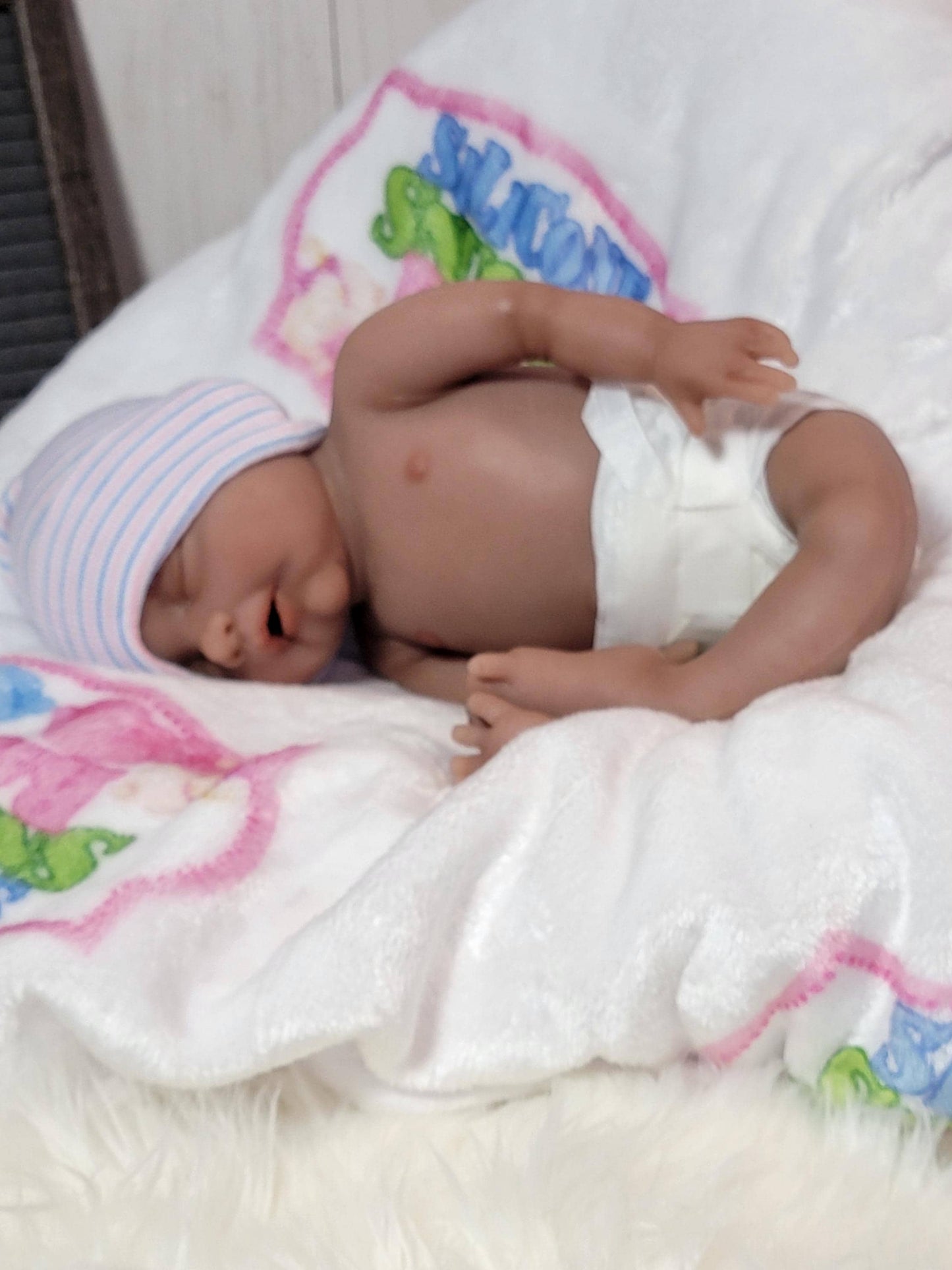 Authentic 14" Silicone Baby Doll Enhanced Realism Edition - Emerson Handmade by Artist