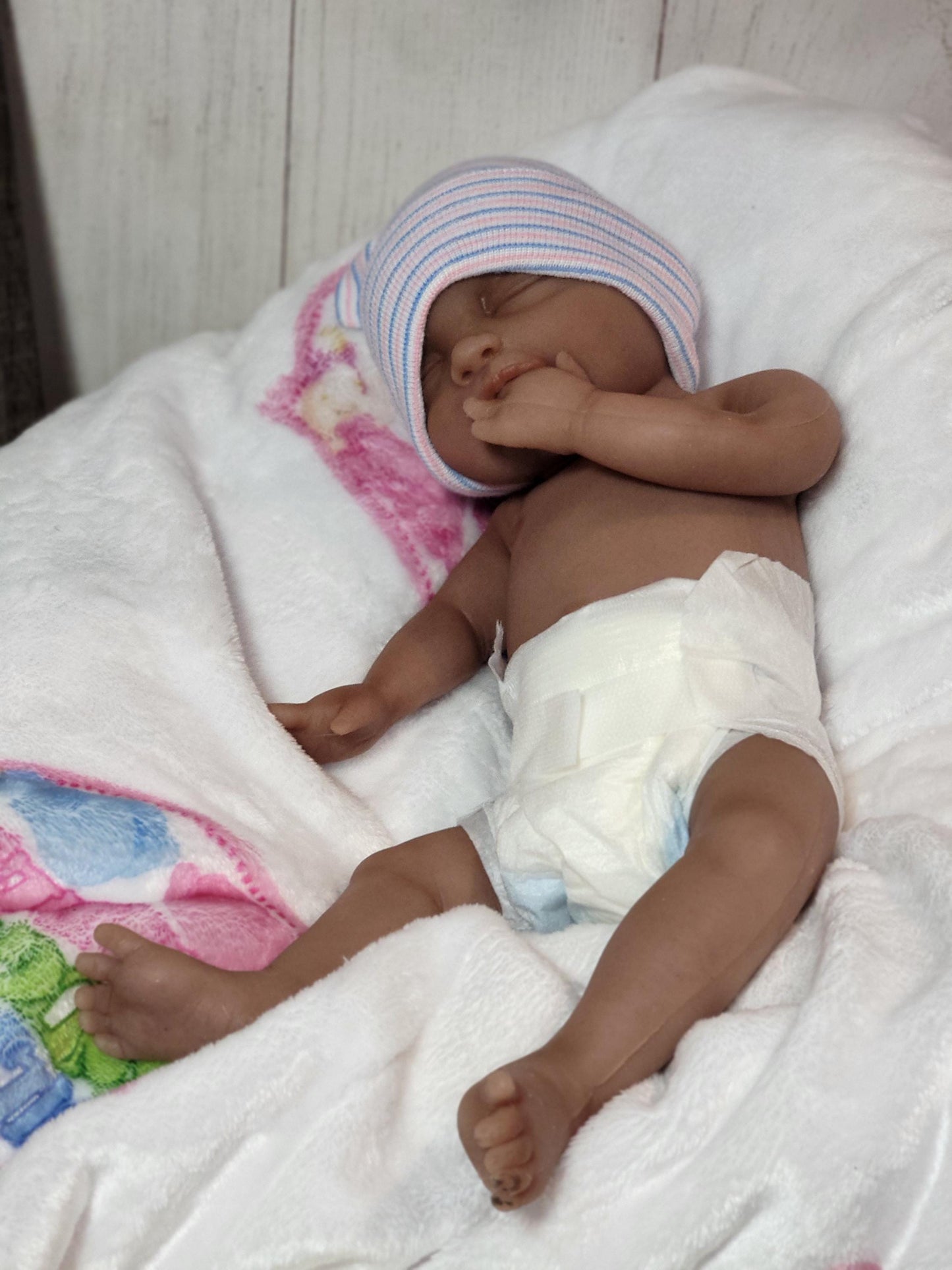 Handmade 14" Silicone Baby Doll Enhanced Realism Edition - Emerson