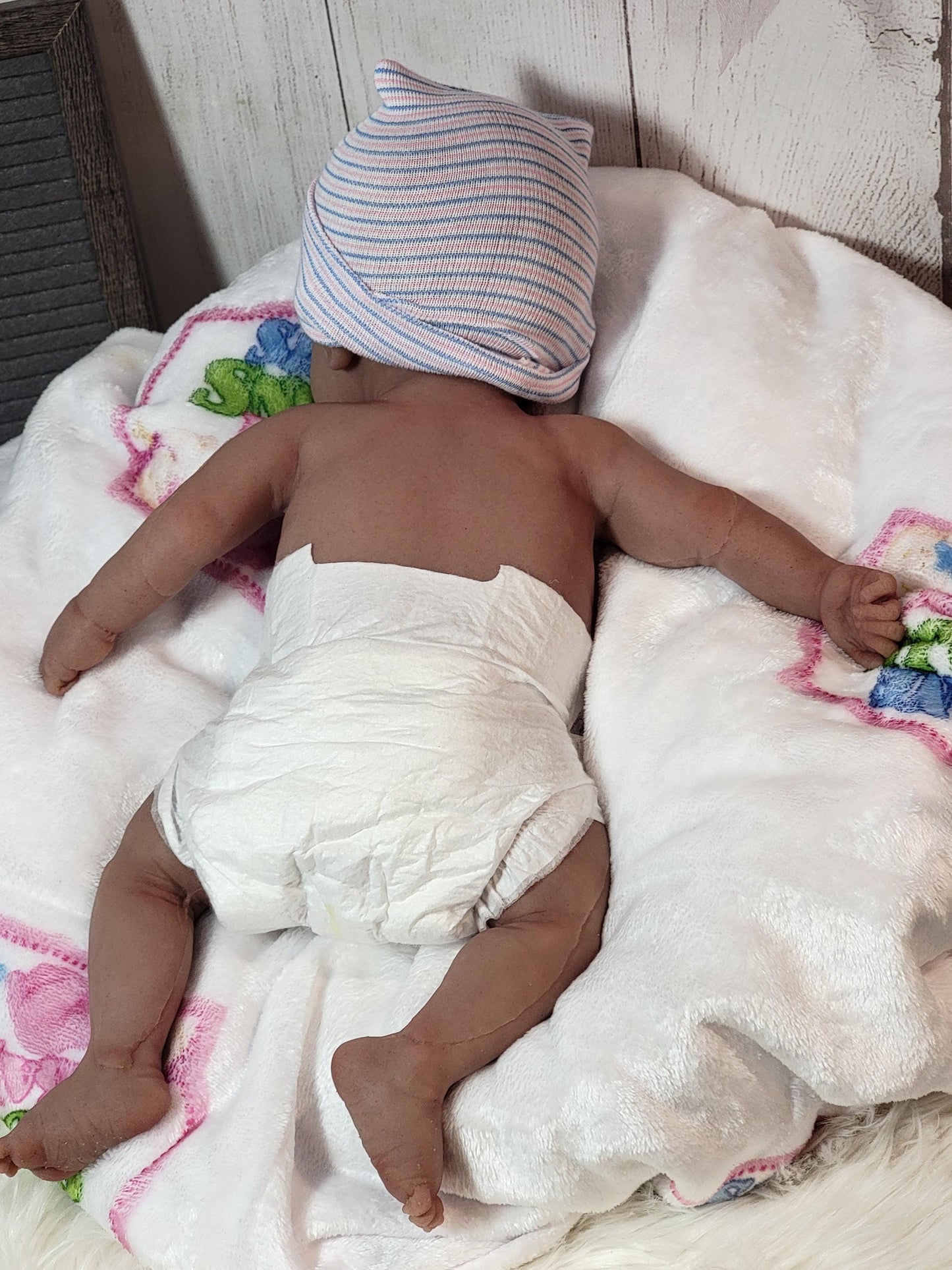 Handmade 16" Silicone Baby Doll - Abigail or Abraham Enhanced Realism Edition