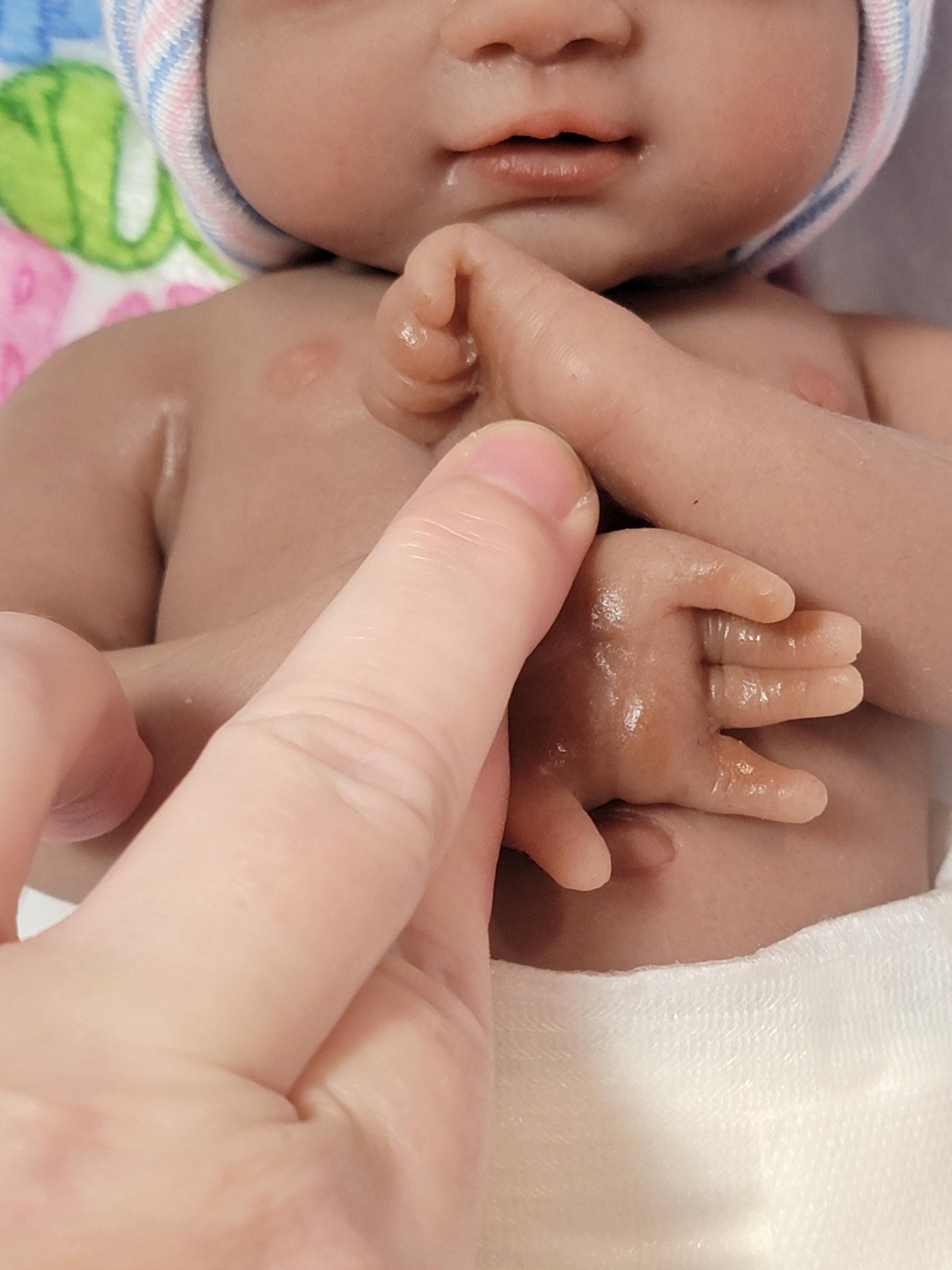 Handmade 14" Silicone Baby Doll "Tabitha" or "Tony" Enhanced Realism Edition