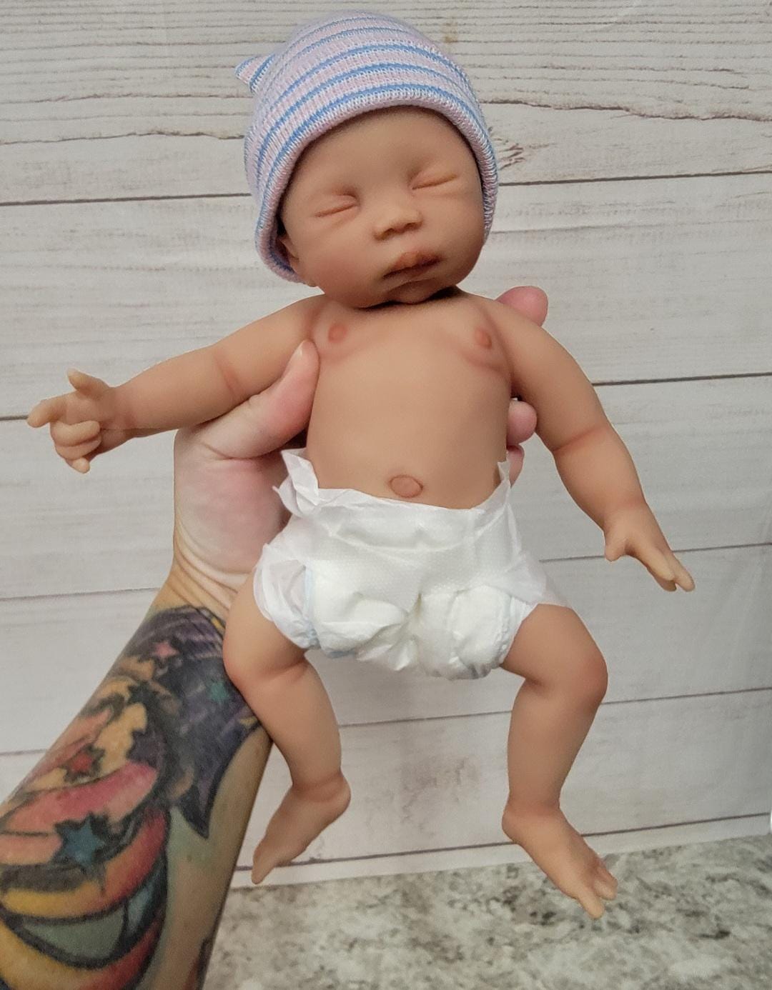 Silicone Baby Doll 10 inch Boy or Girl "Casey"