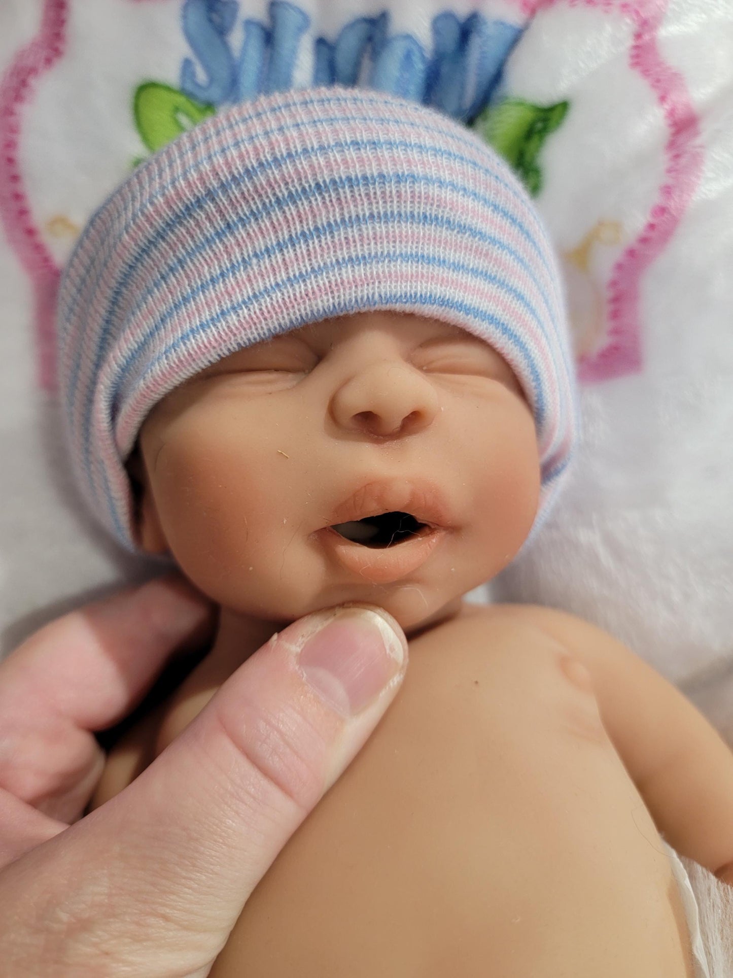 Handmade 14" Silicone Baby Doll "Sabrina" or "Sebastian" Enhanced Realism Edition