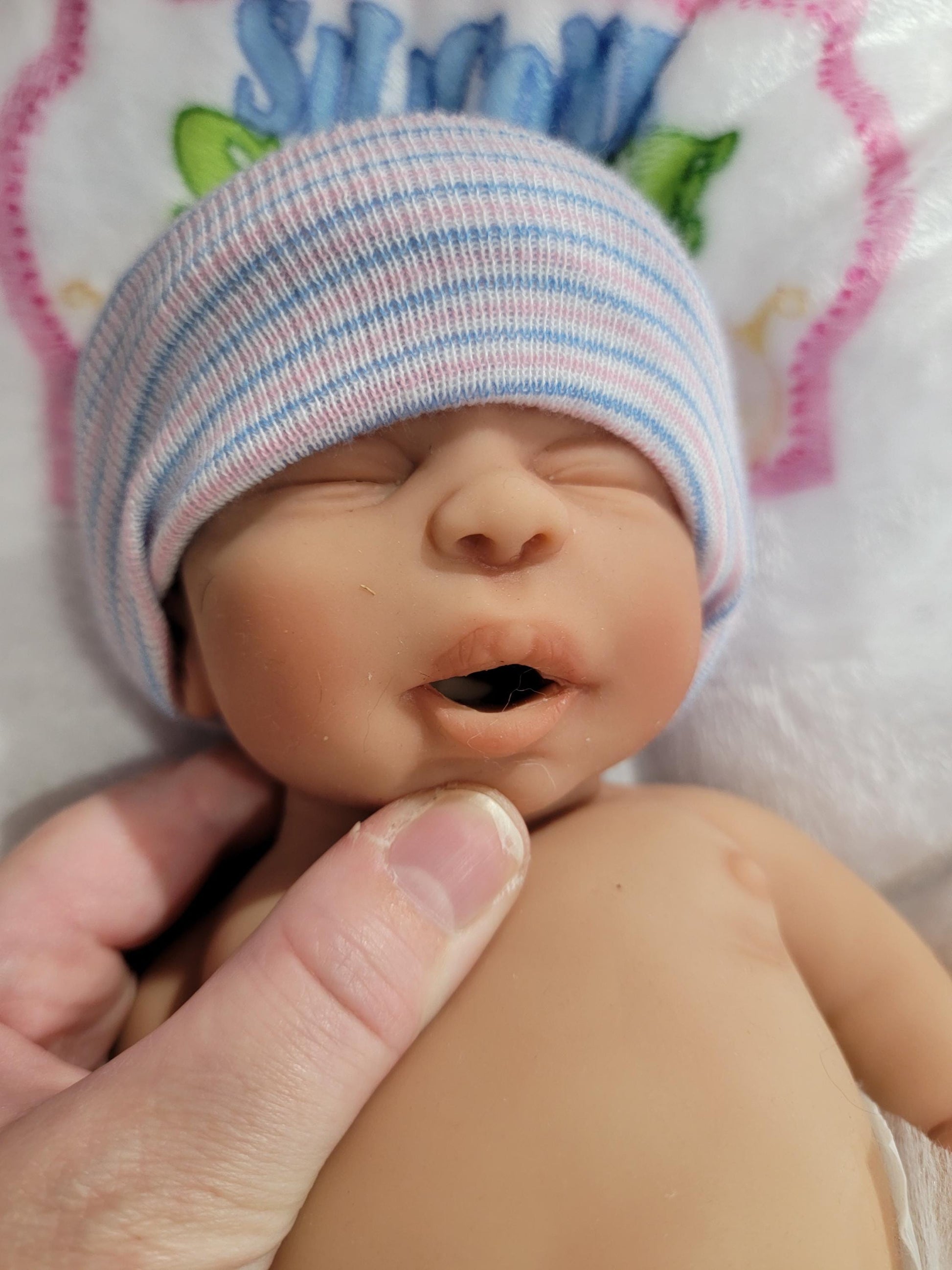 Handmade 14" Silicone Baby Doll "Sabrina" or "Sebastian" Enhanced Realism Edition