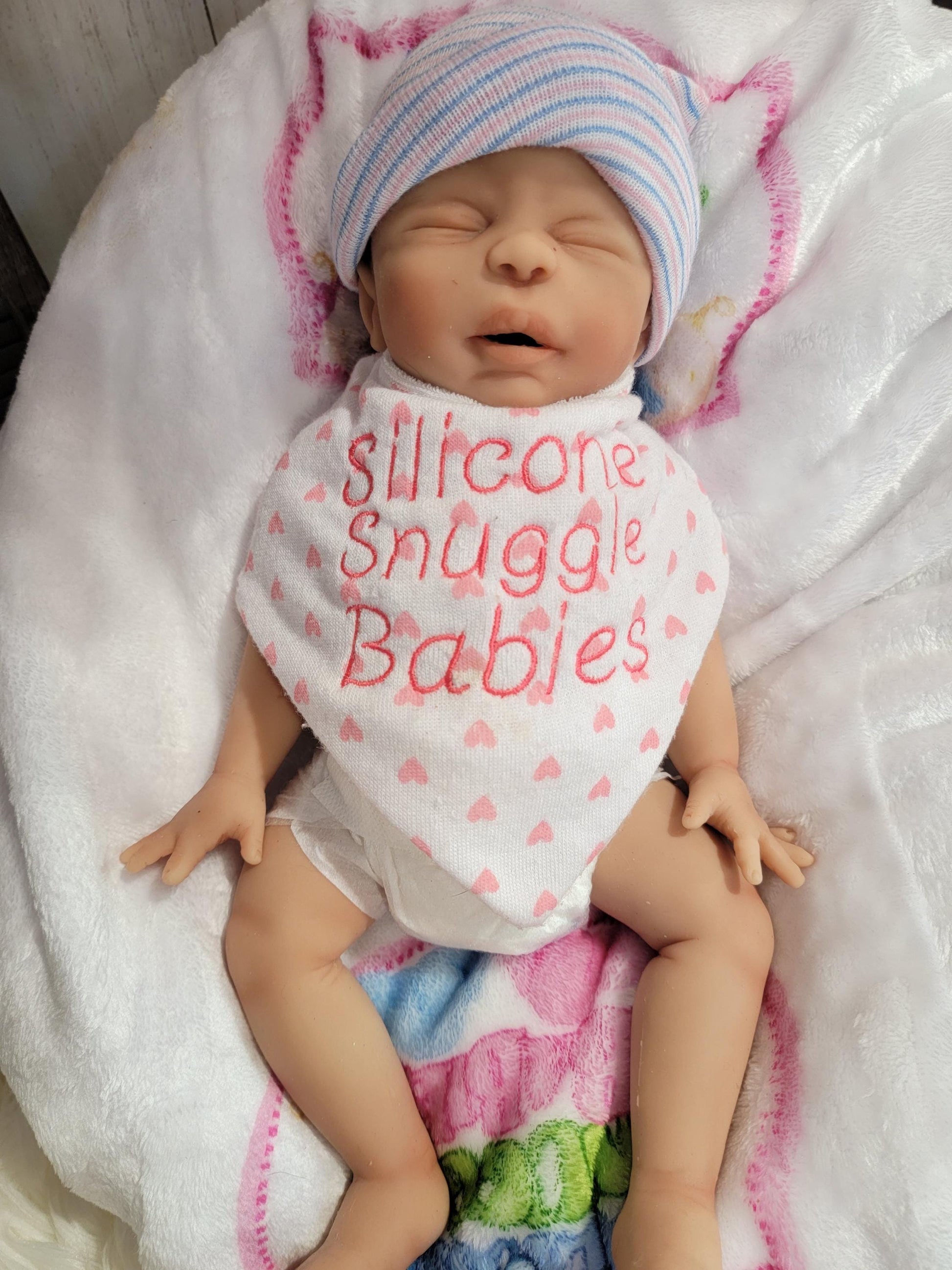 Silicone Baby Doll 14 inch Boy or Girl "Sabrina" or "Sebastian"